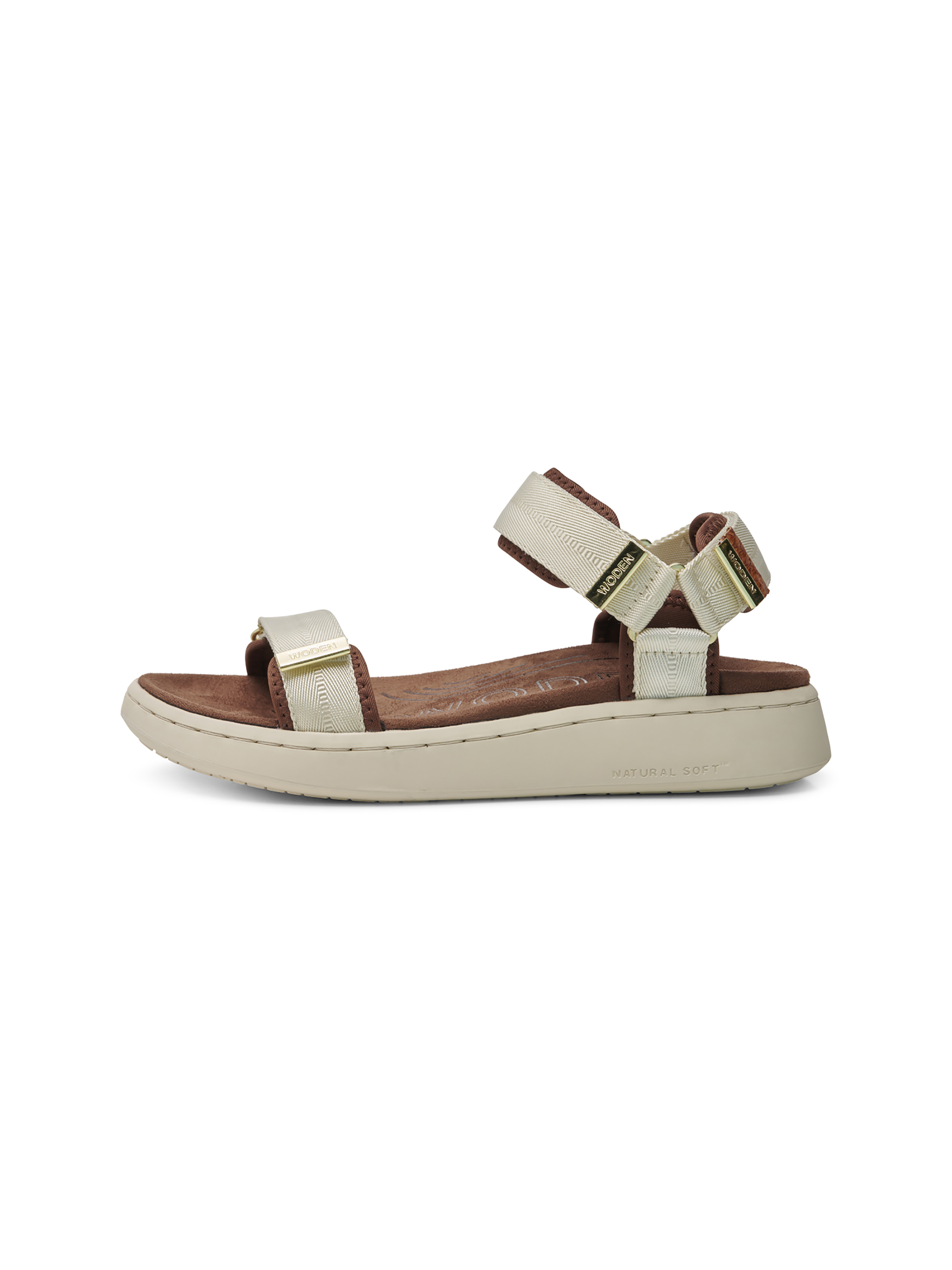 Woden Line Sandal - Nature - str 38 för Dam