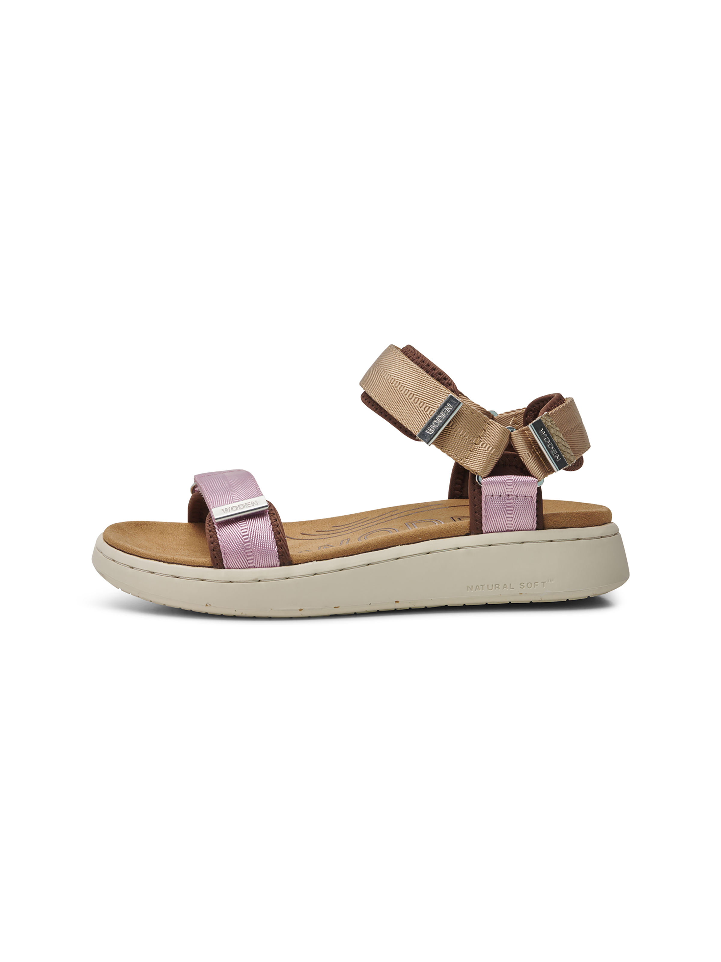 Woden Line Sandal - Multi color - str 39 för Dam