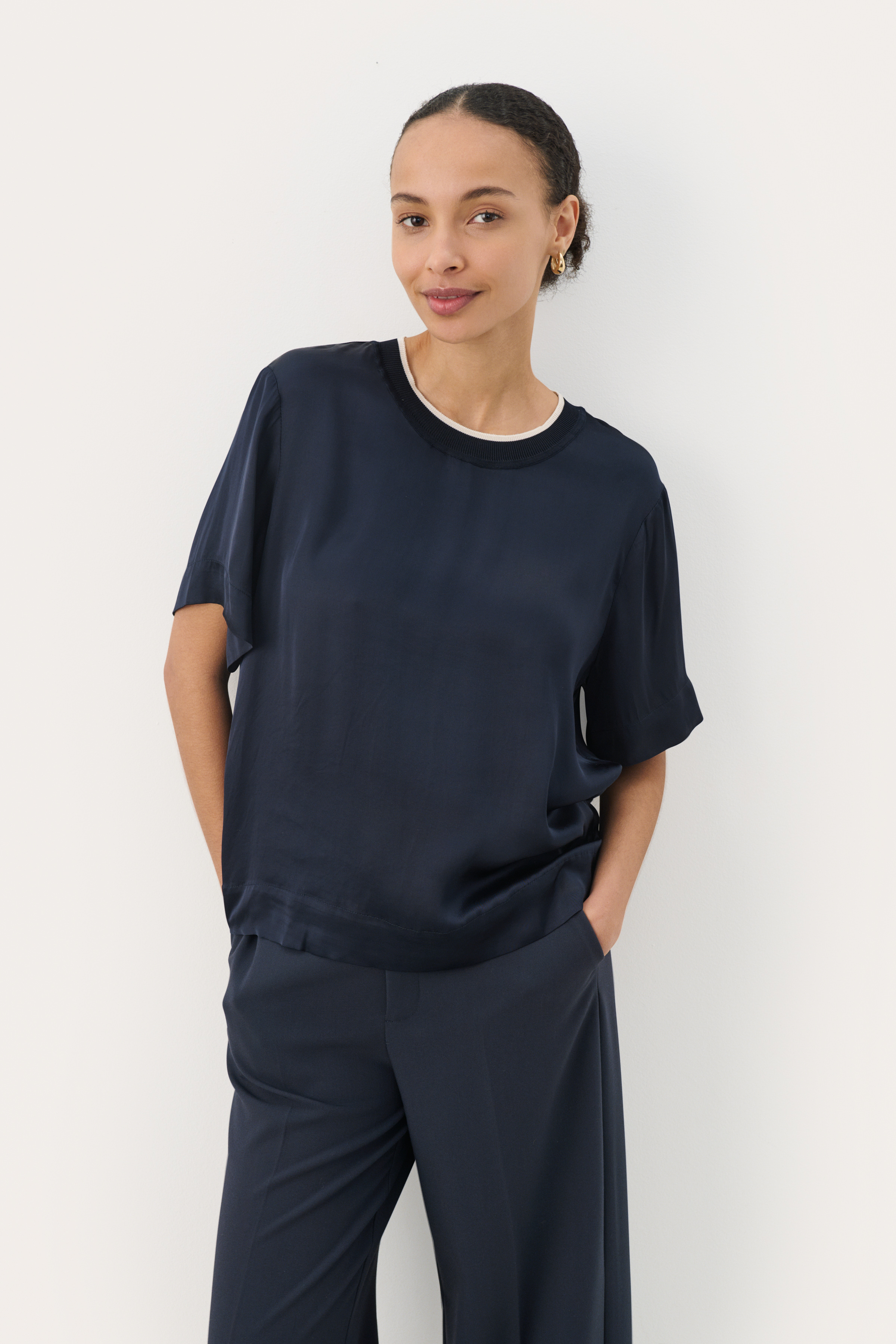 Part Two NadenaePW Blouse - Blauw - grootte 34 vor Vrouwen