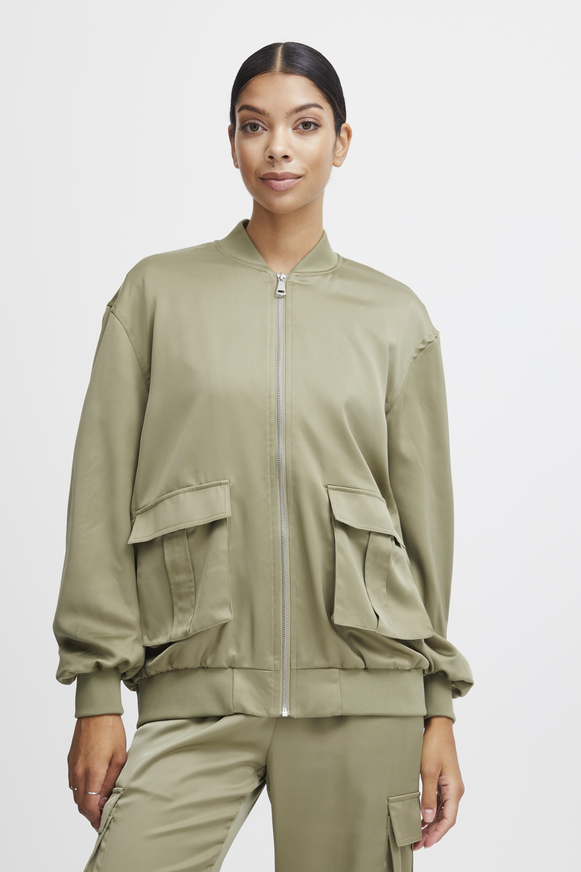 b.young BYESTO Causal jas - Groente - grootte 34 vor Vrouwen