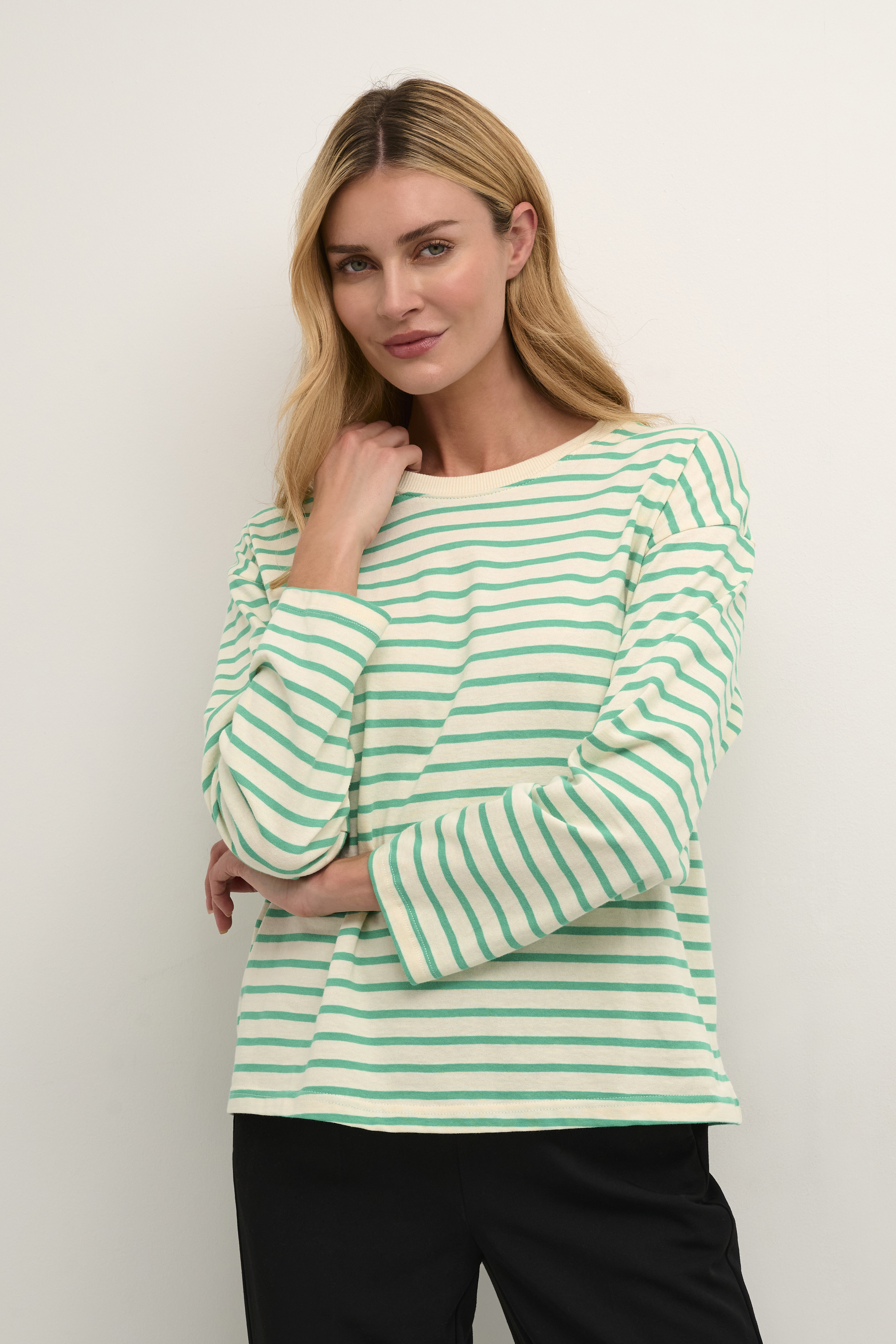 Kaffe KAwinny T-shirt - Grön - str XS för Dam