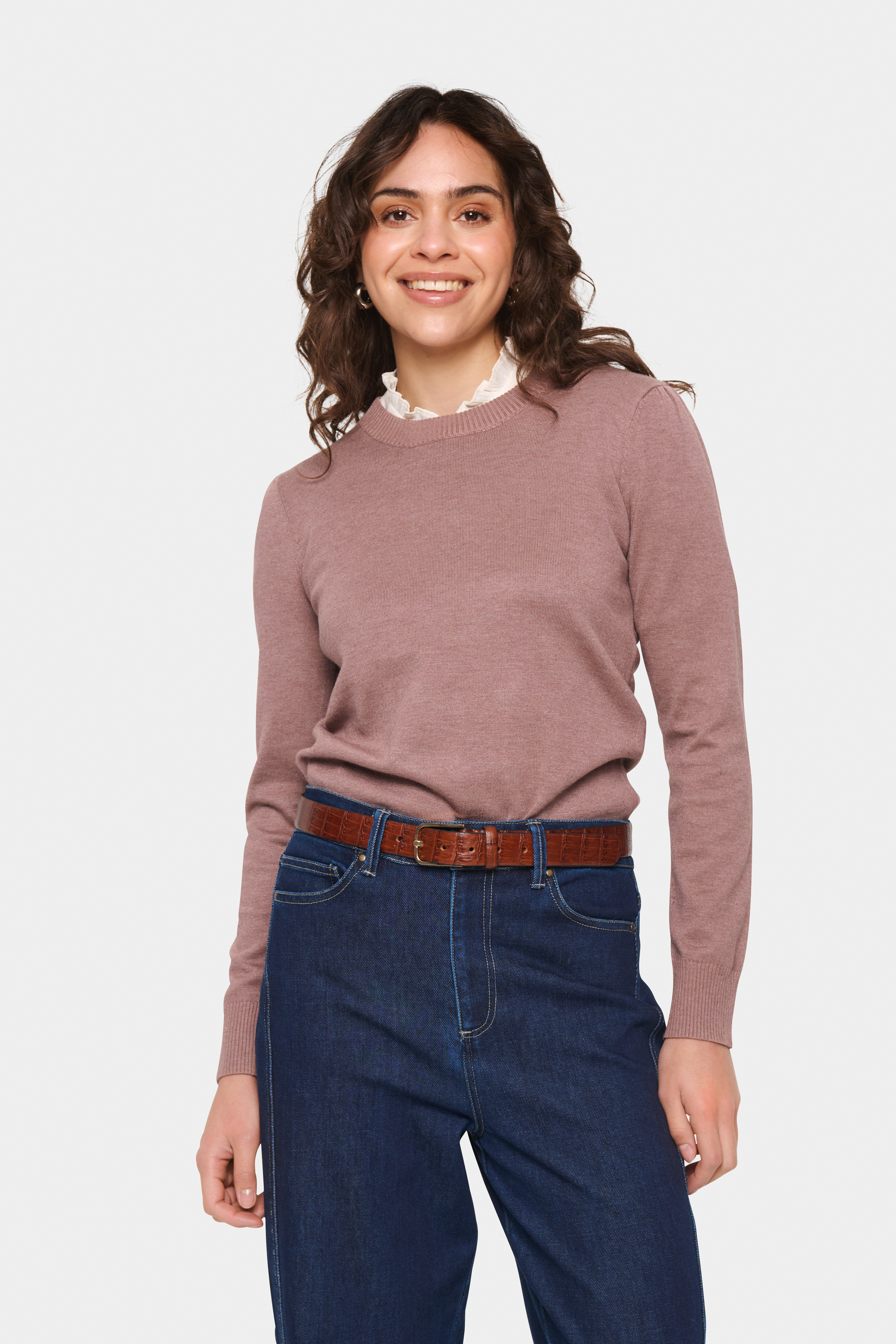 Saint Tropez MilaSZ Pullover - Pink - str XL för Dam