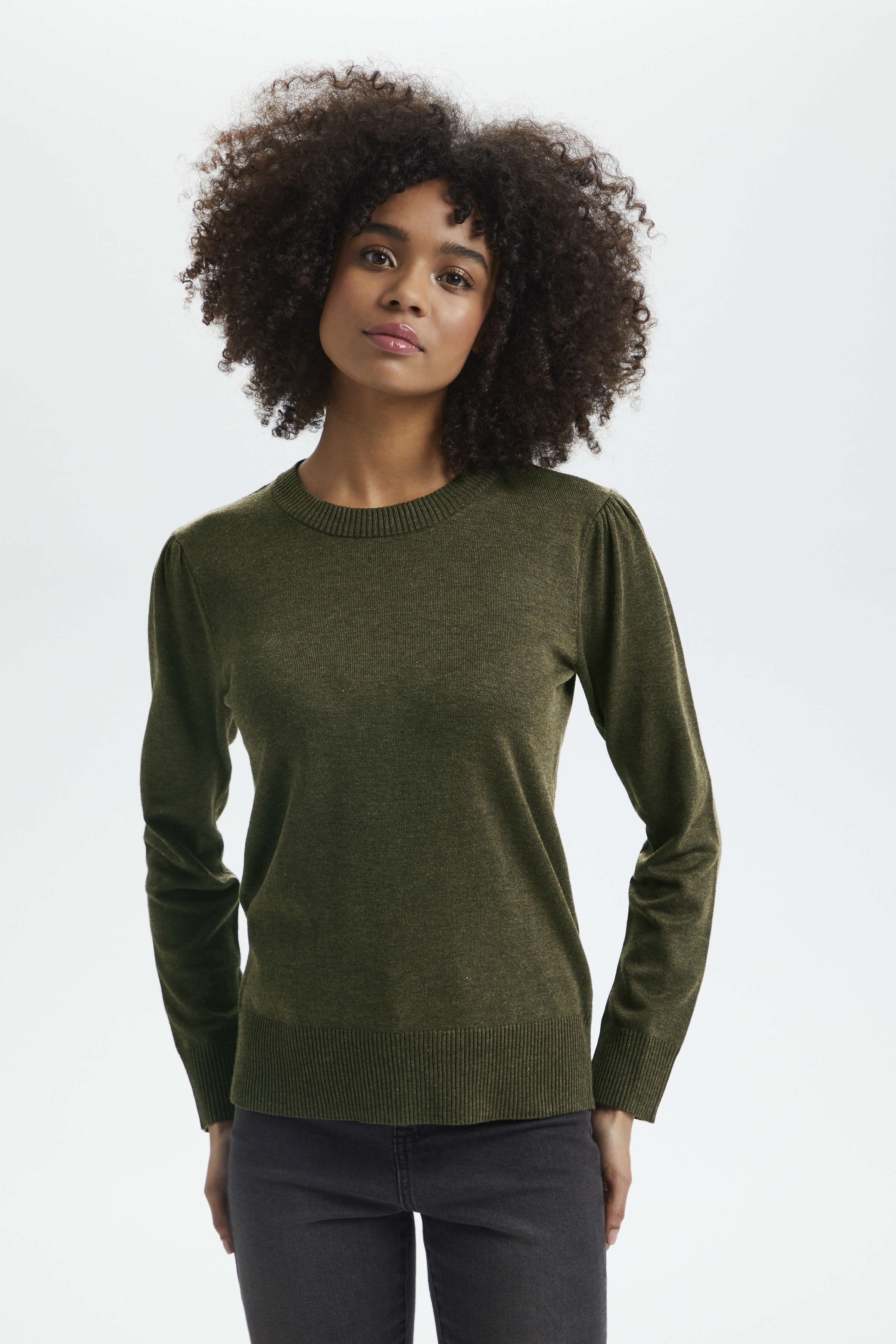 Saint Tropez MilaSZ Pullover - Grön - str XS för Dam