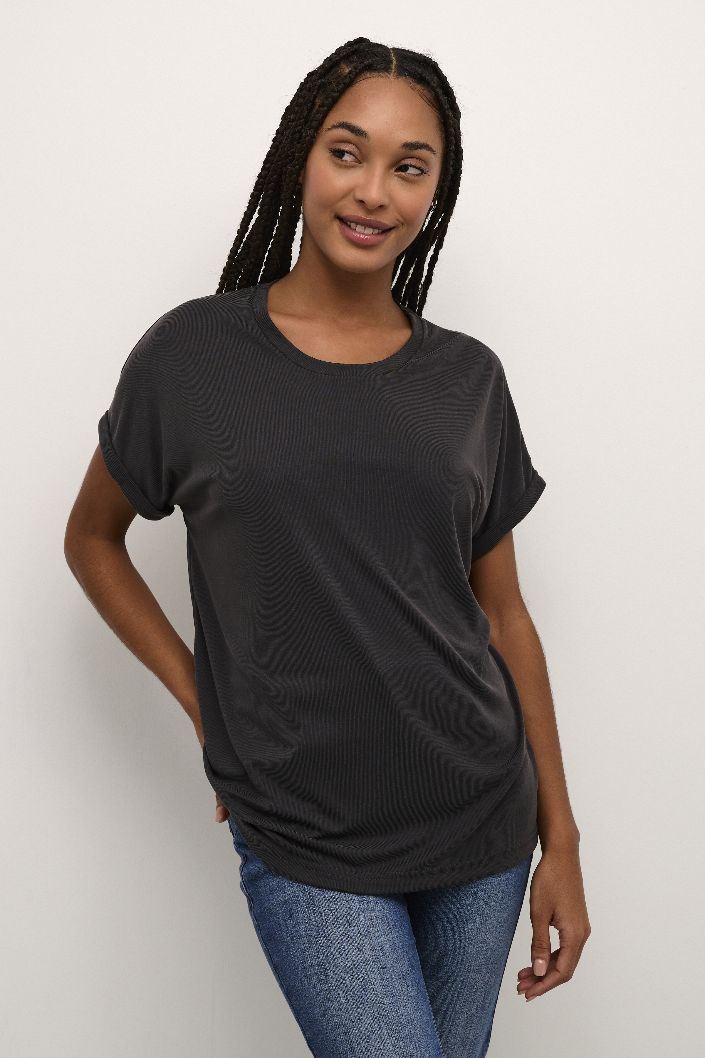 Bon'A Parte BPane T-shirt - Grå - str S för Dam