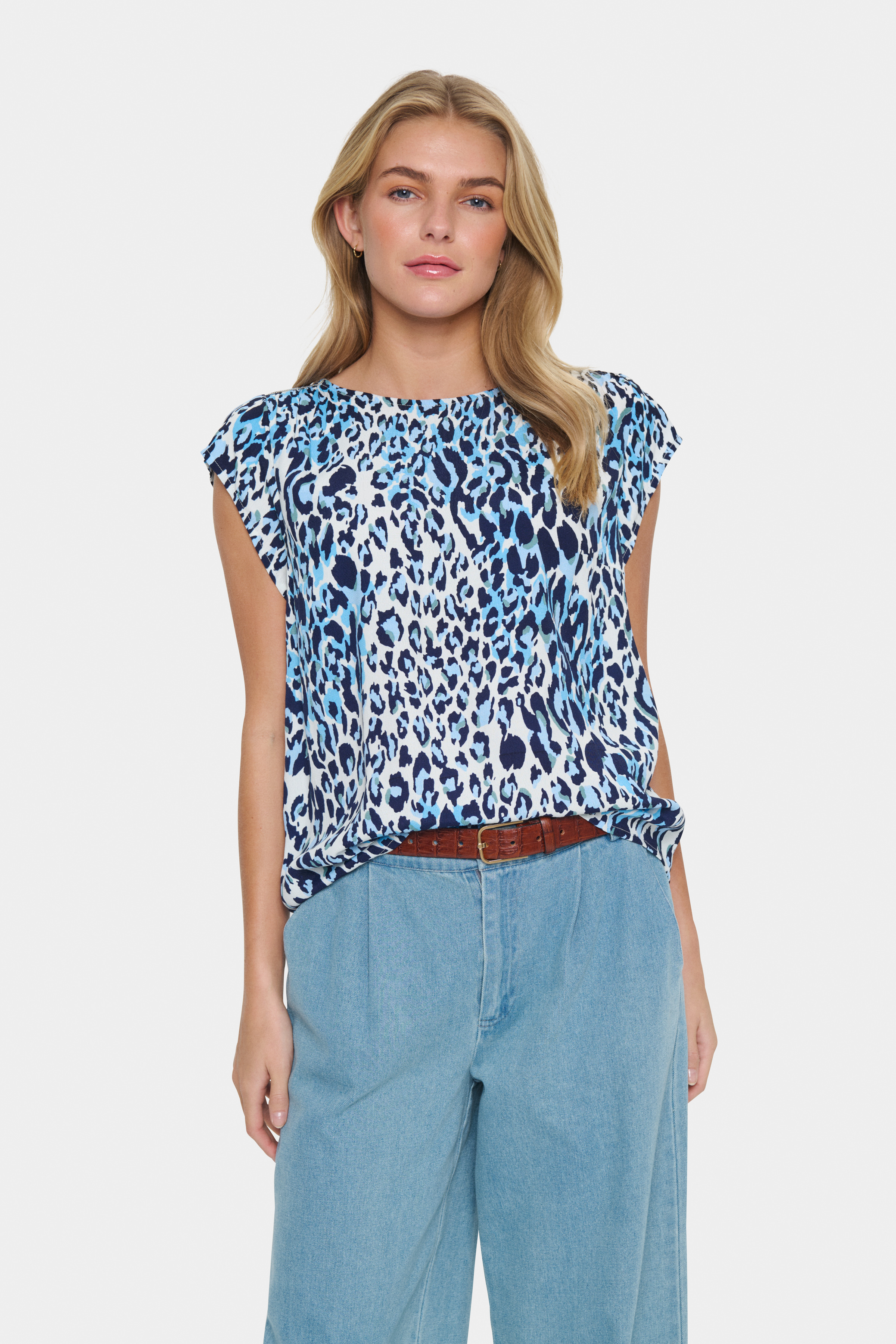 Saint Tropez BlancaSZ Blus - Nature - str XL för Dam