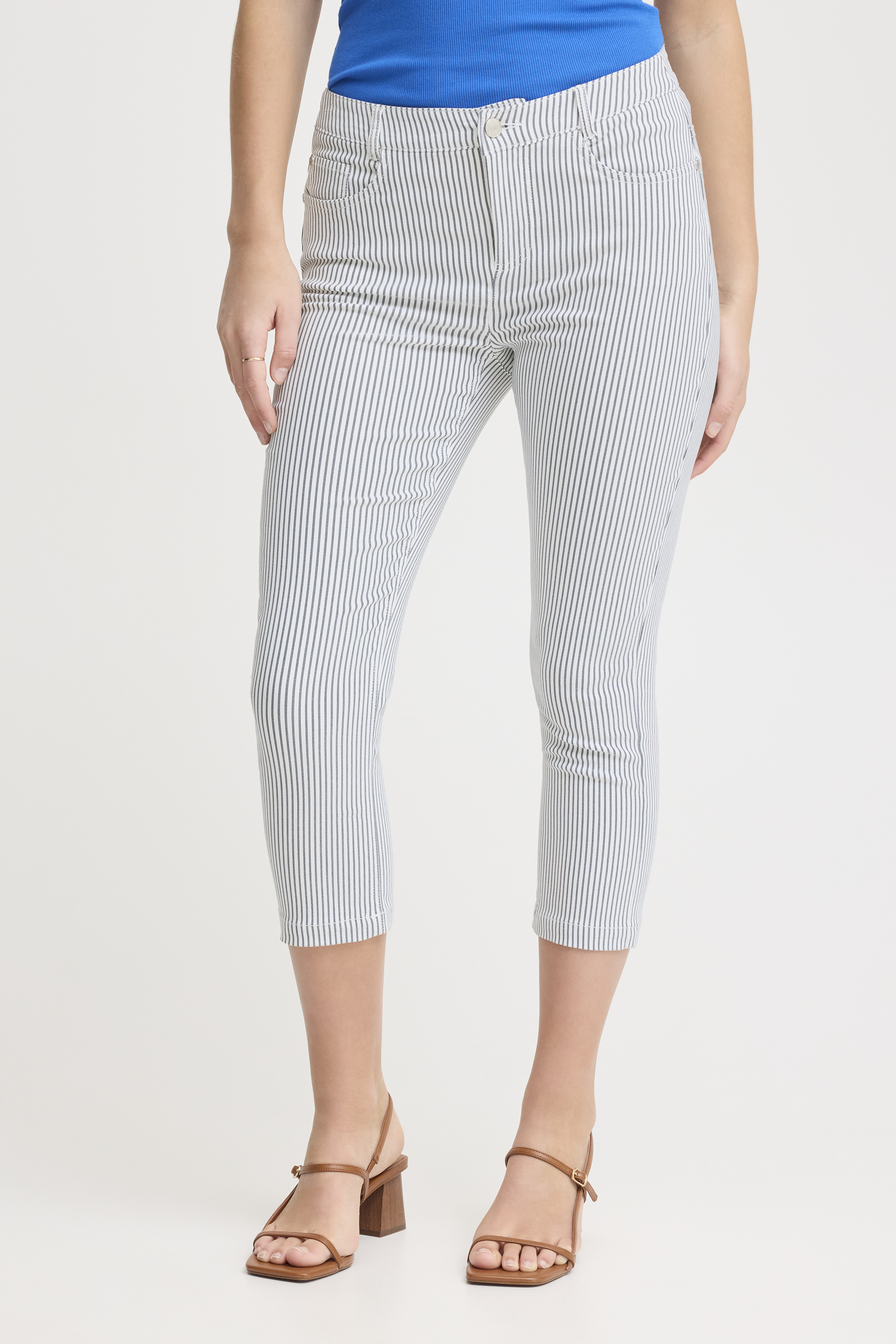 Fransa FRENA Capribroek - Wit - grootte 44 vor Vrouwen