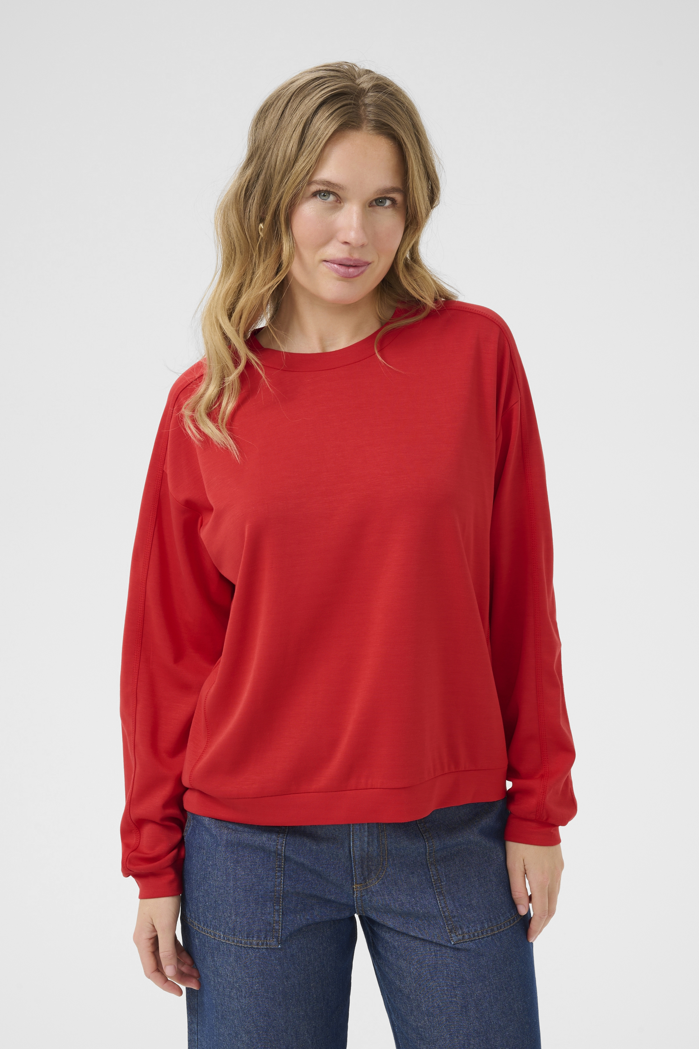 Bon'A Parte BPida Sweatshirt - Röd - str XXXL för Dam