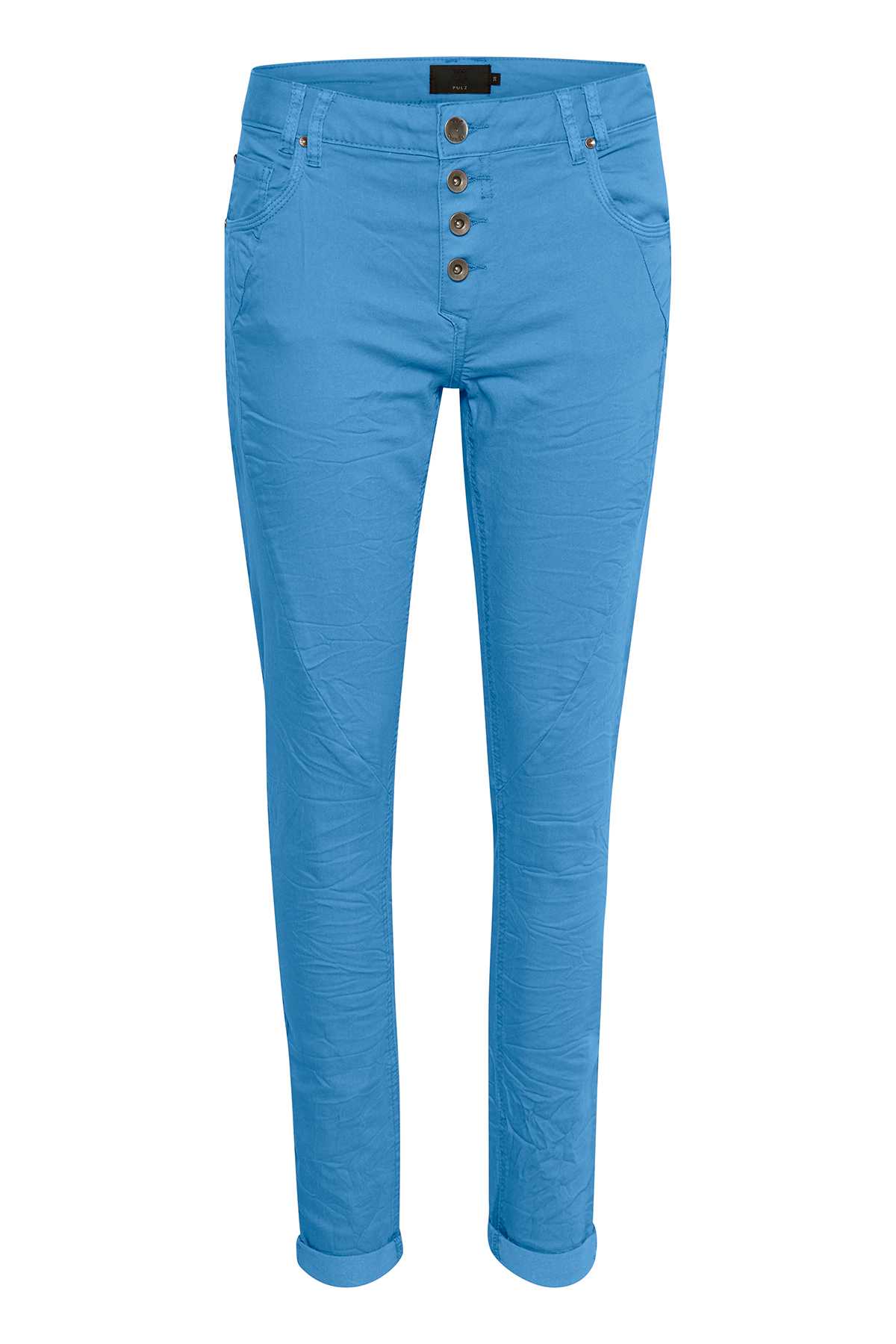 Pulz Jeans Dame Lækker Rosita buks - Blå Billede af Pulz Jeans Dame Lækker Rosita buks - Blå