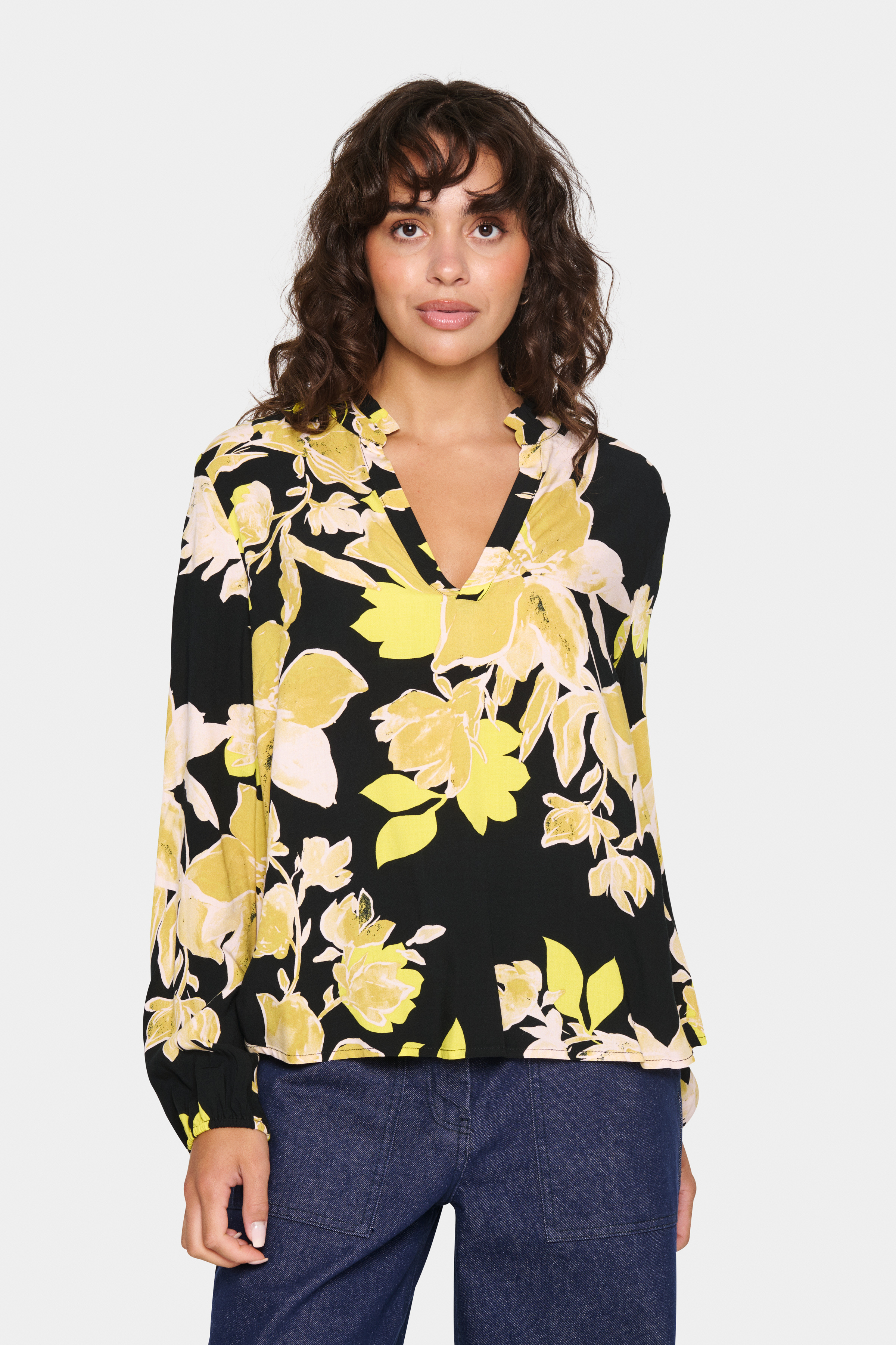 Saint Tropez EdaSZ Blus - Svart - str XS för Dam