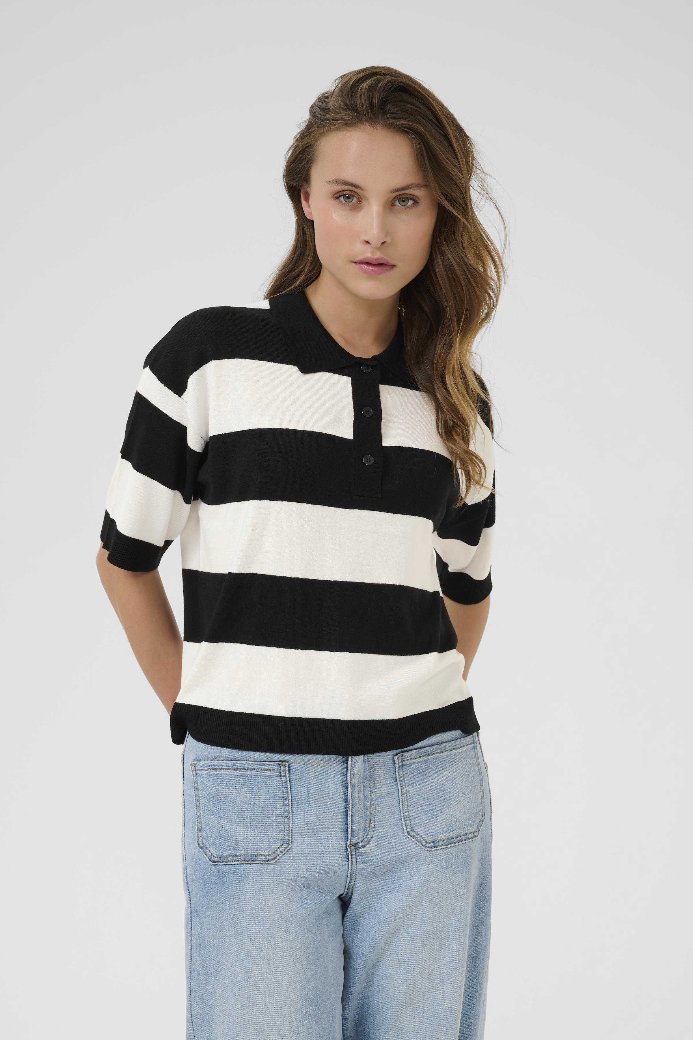 Kaffe KAlizza Pullover - Zwart - grootte XS vor Vrouwen