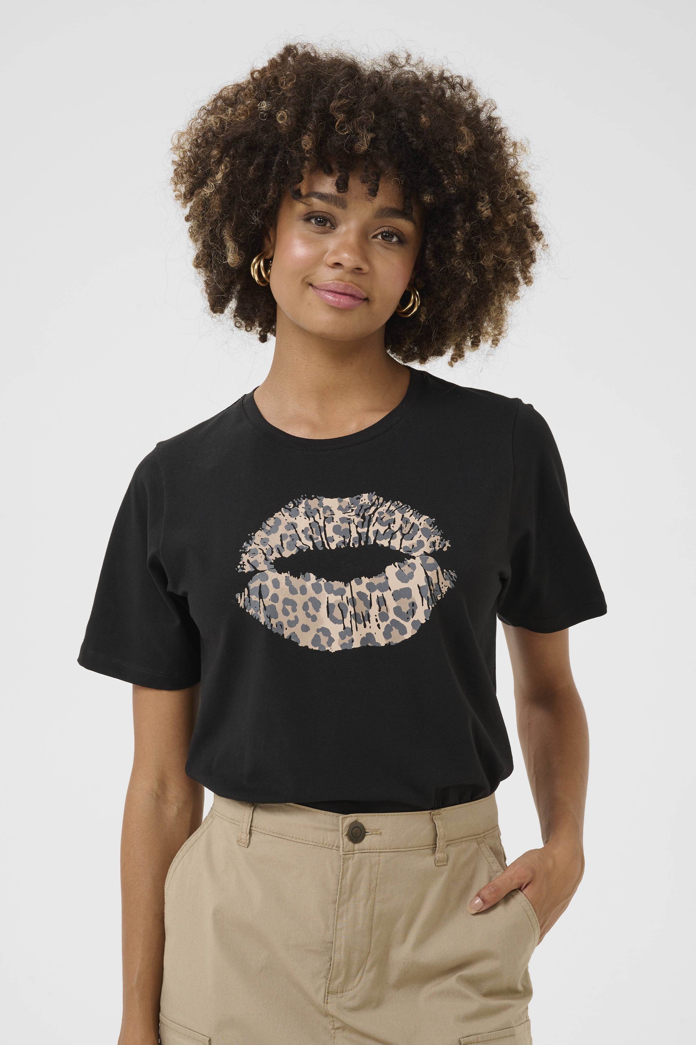 Culture CUnuga T-shirt - Zwart - grootte XS vor Vrouwen