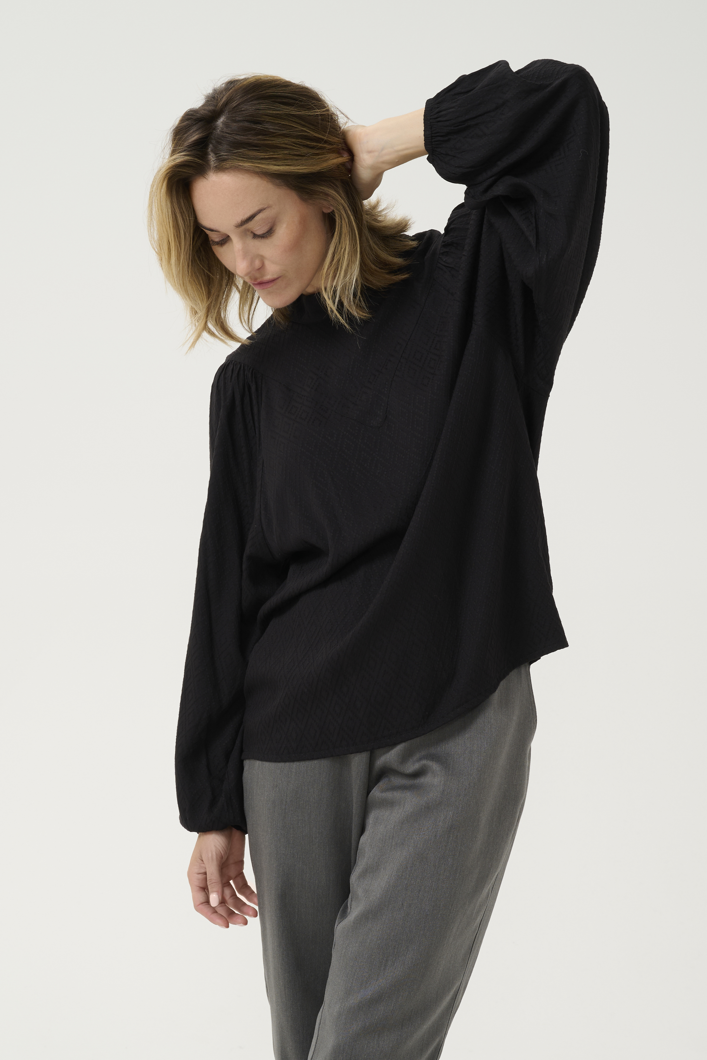 Bon'A Parte - BPcarla Bluse - L - Schwarz - Damen