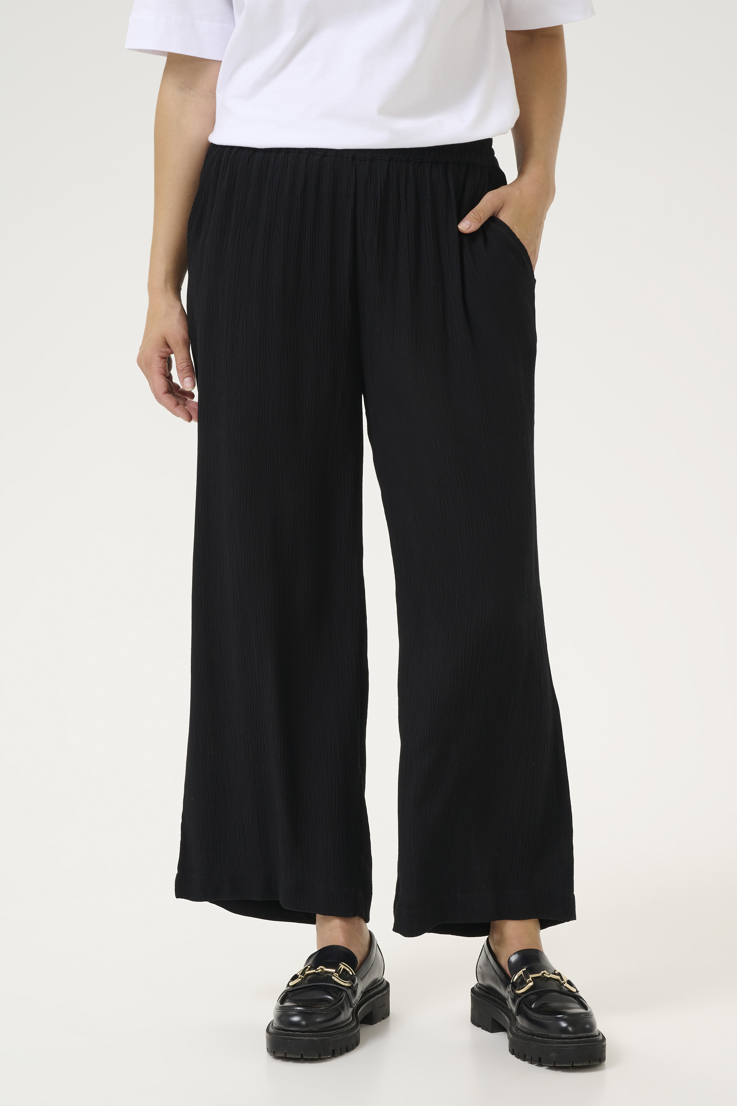 Kaffe KAdacia Broek - Zwart - grootte 44 vor Vrouwen