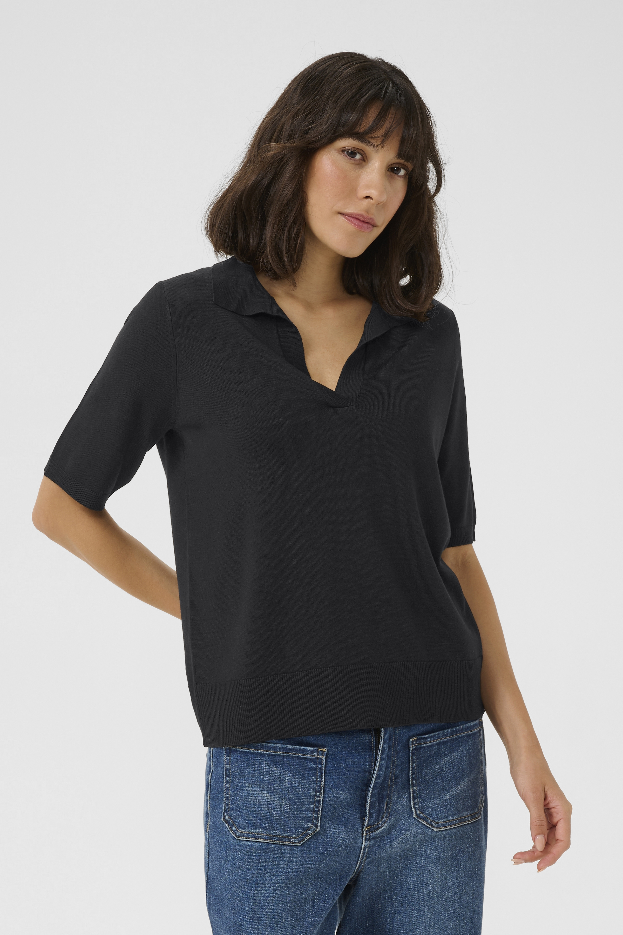 Kaffe KAlizza Pullover - Zwart - grootte S vor Vrouwen