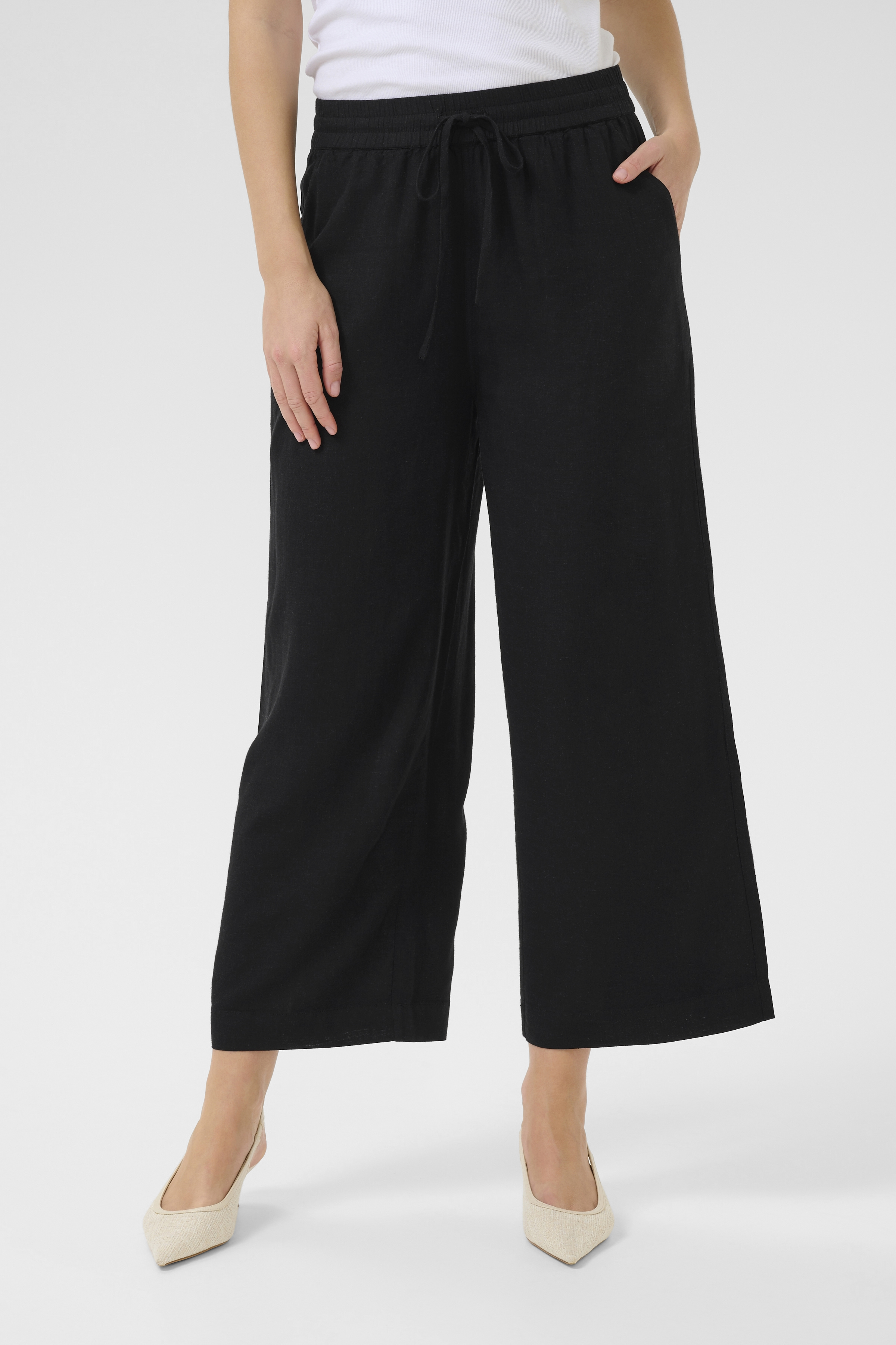 Kaffe KAmilia Broek - Zwart - grootte 40 vor Vrouwen