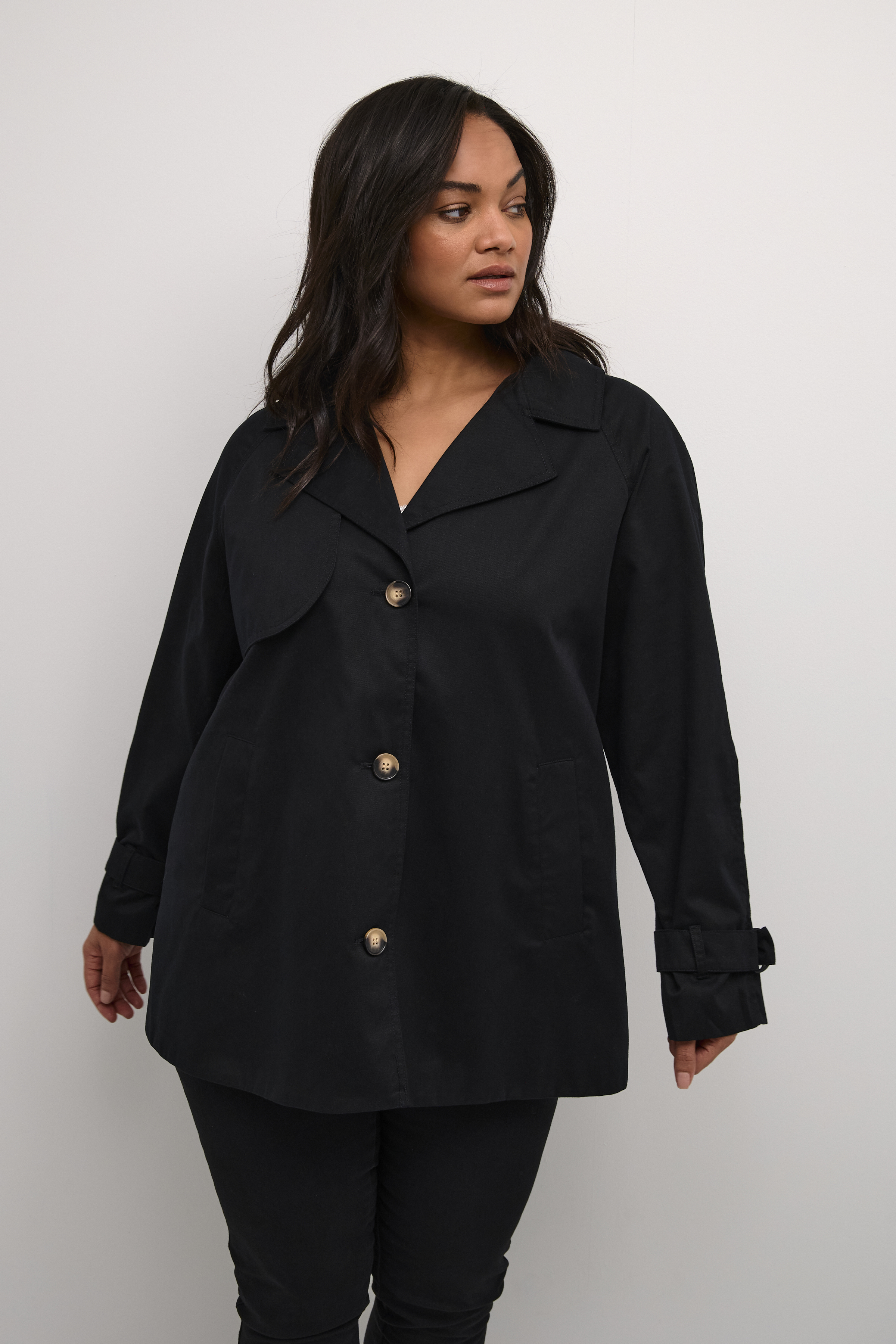 Kaffe Curve KCelisa Bovenkleding - Zwart - grootte 42 vor Vrouwen