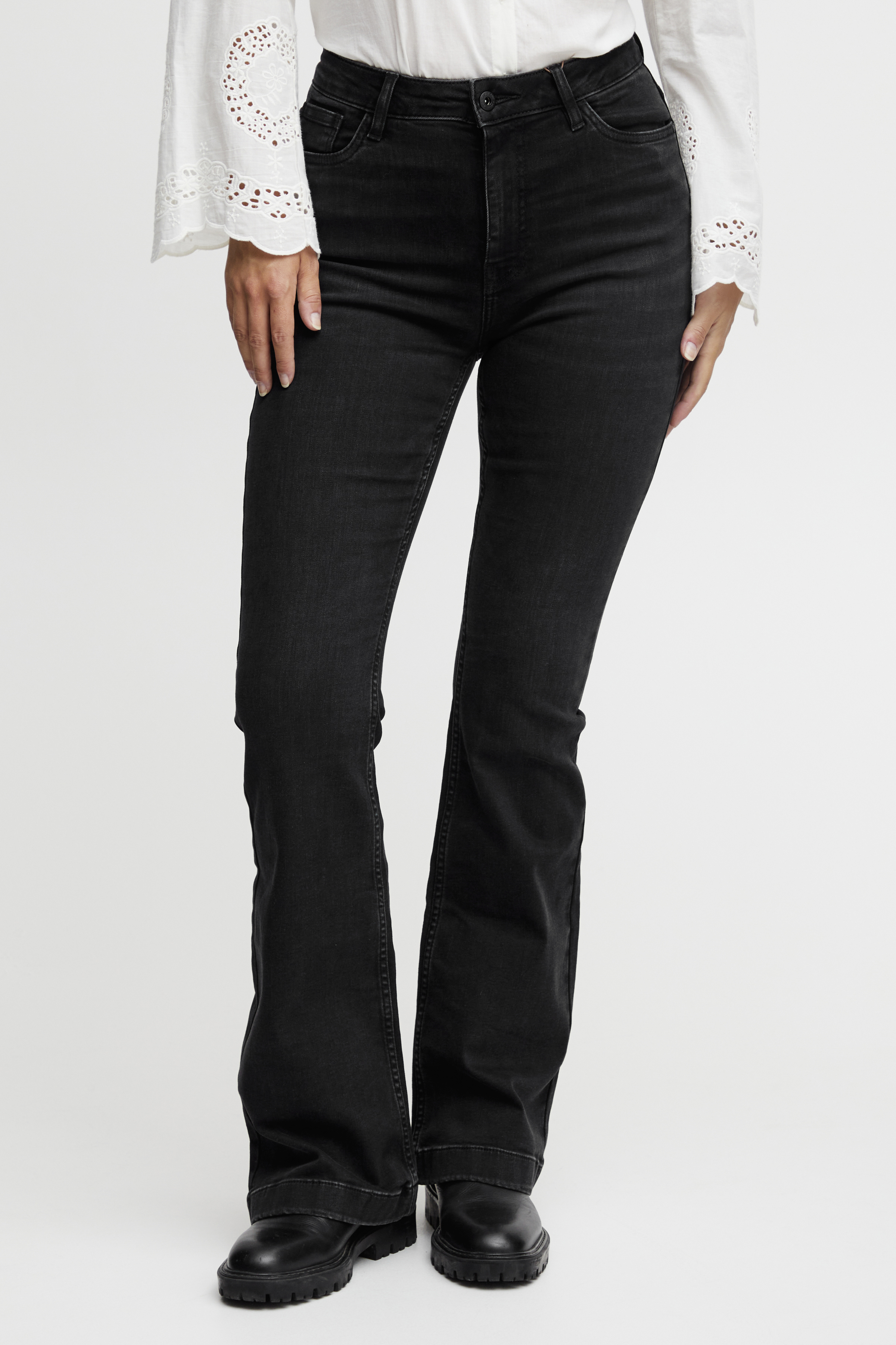 Pulz Jeans PZBECCA Jeans - Svart - str 27/32 för Dam