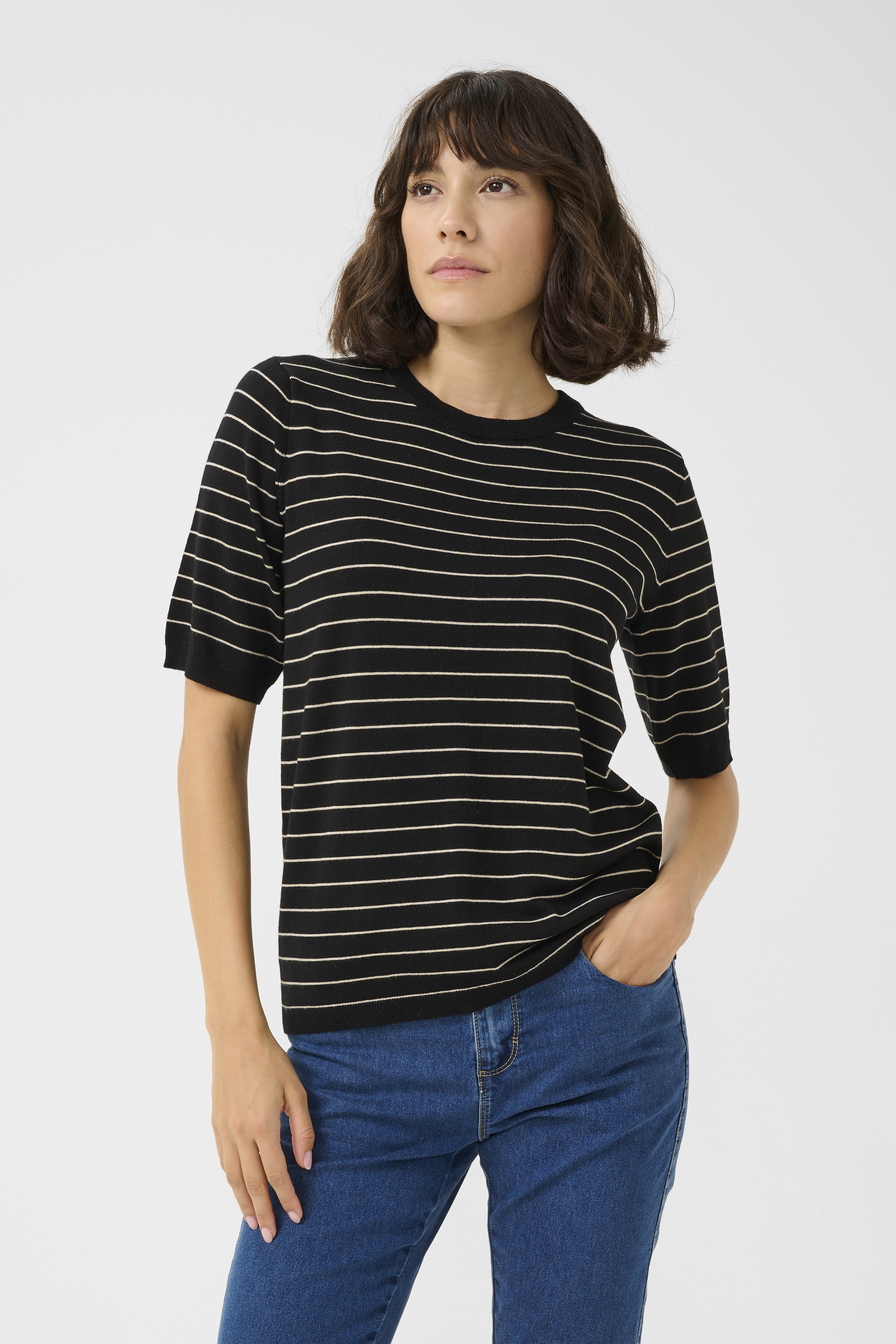 Kaffe KAlizza Pullover - Zwart - grootte S vor Vrouwen