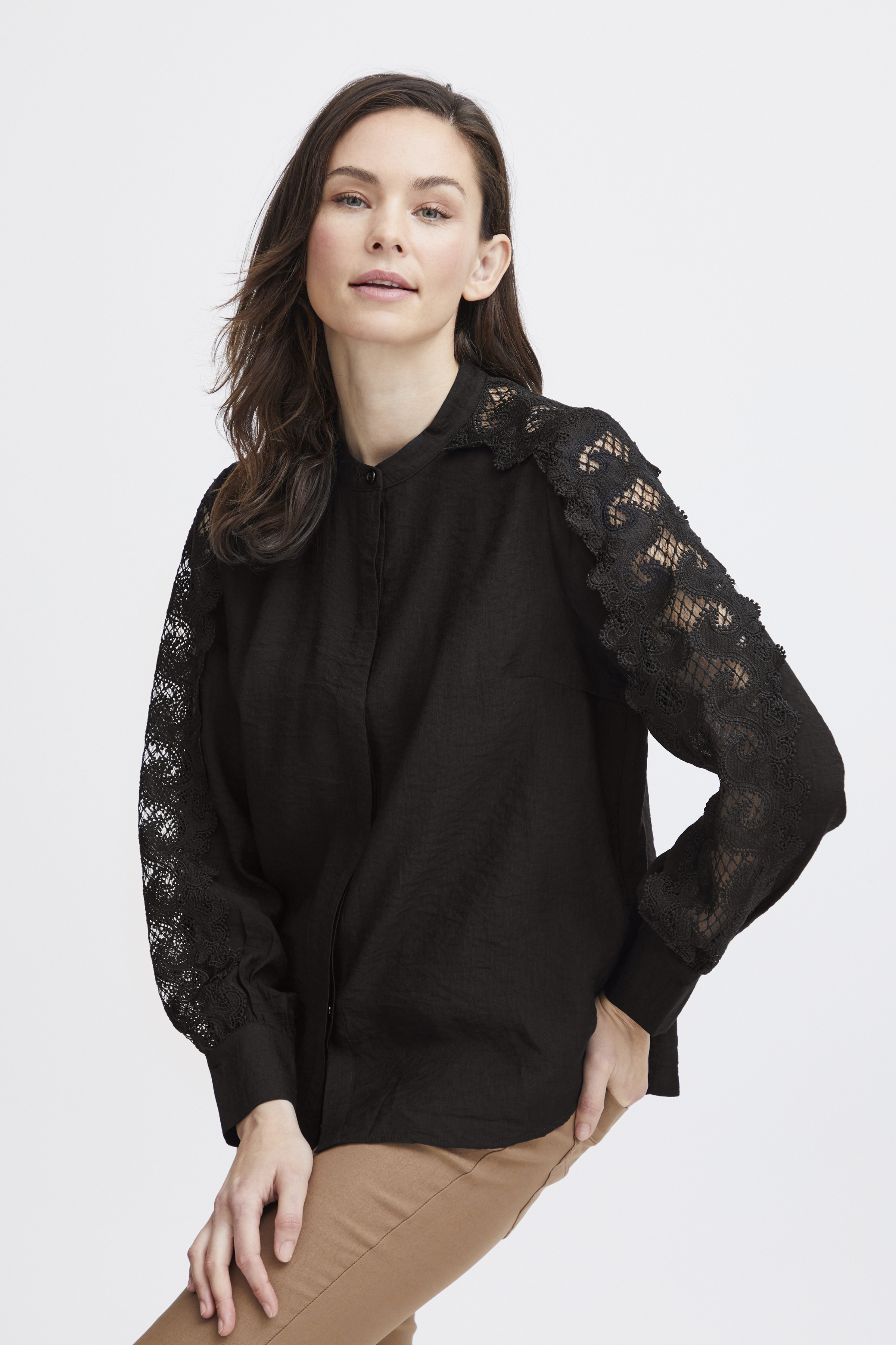 Fransa FRBLONDIE Blouse - Zwart - grootte S vor Vrouwen