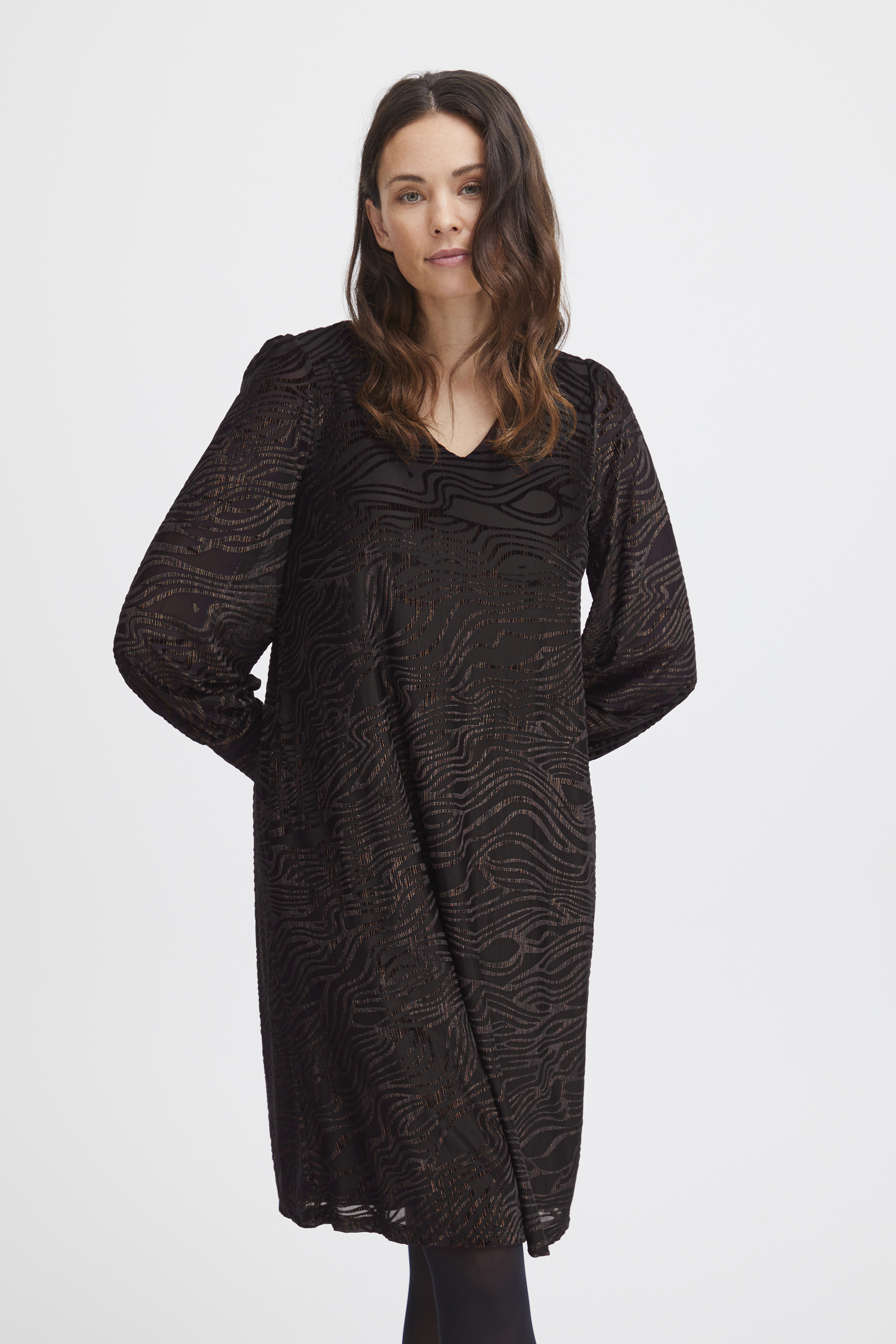 Fransa FRKEIRA Jurk in grootte XS in Zwart - door 95% Polyester, 5% Elastaan voor Vrouwen