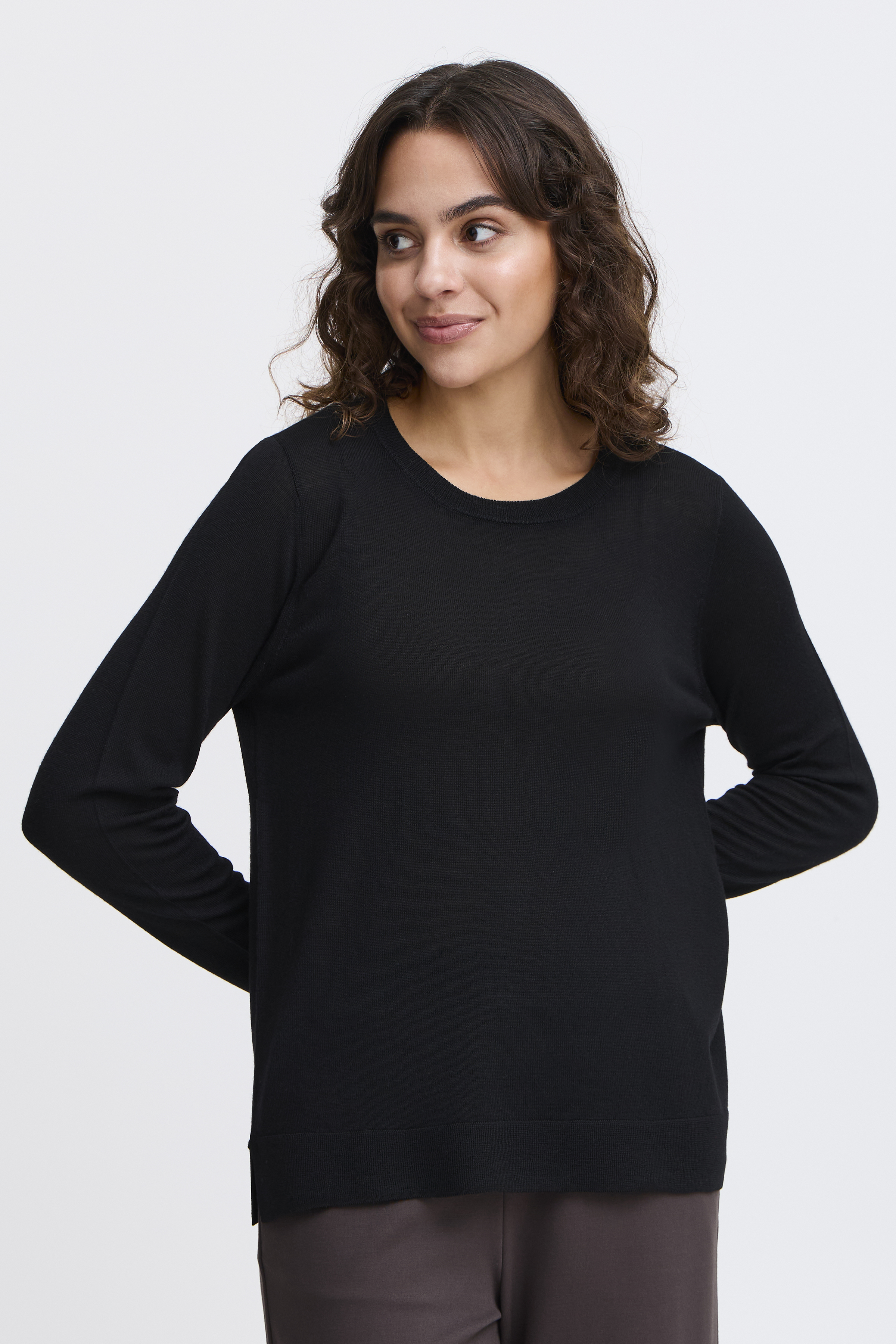 Fransa FRWOOLINA Pullover - Svart - str M för Dam