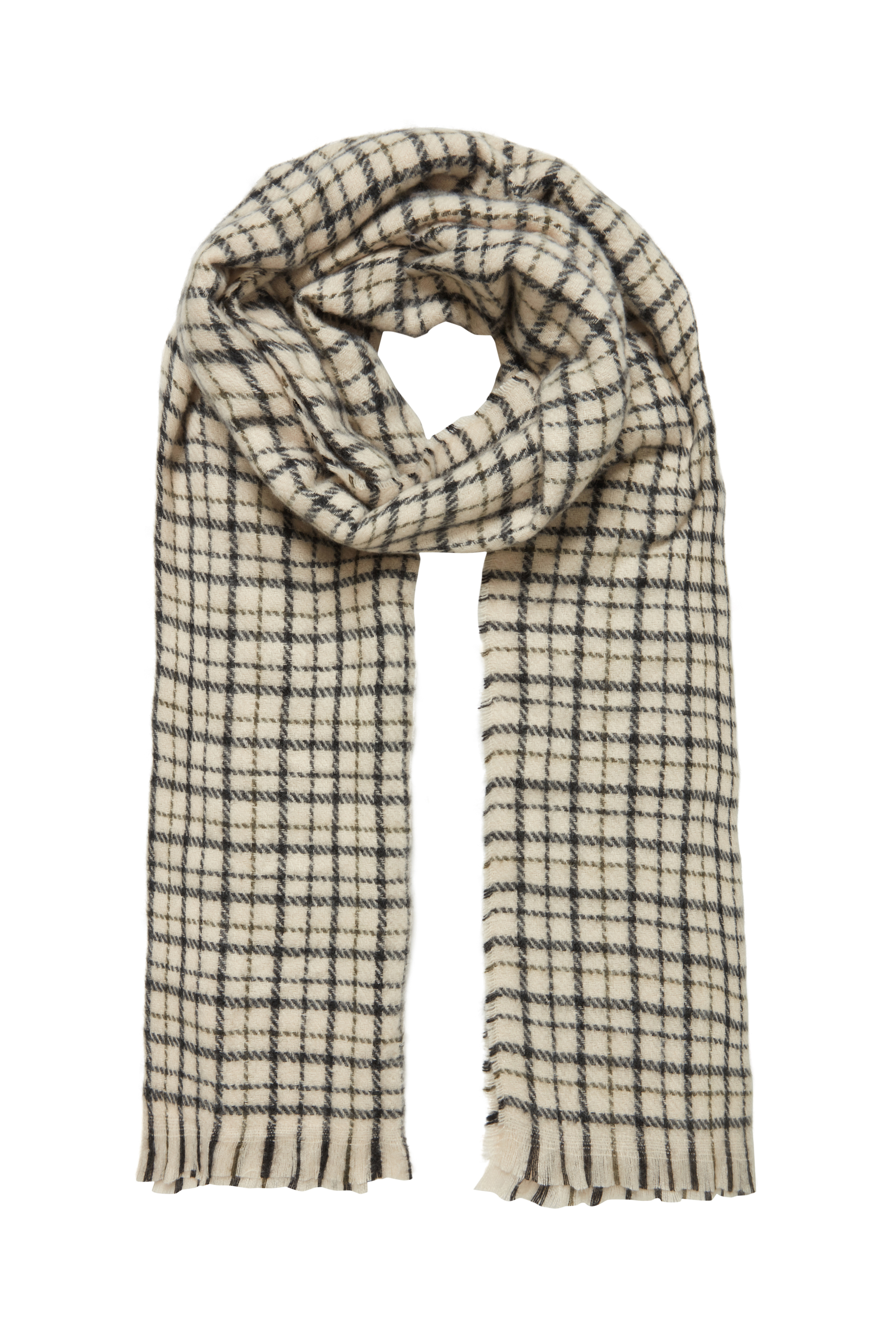 ICHI accessories IAABENA Scarf - Svart - str ONE för Dam
