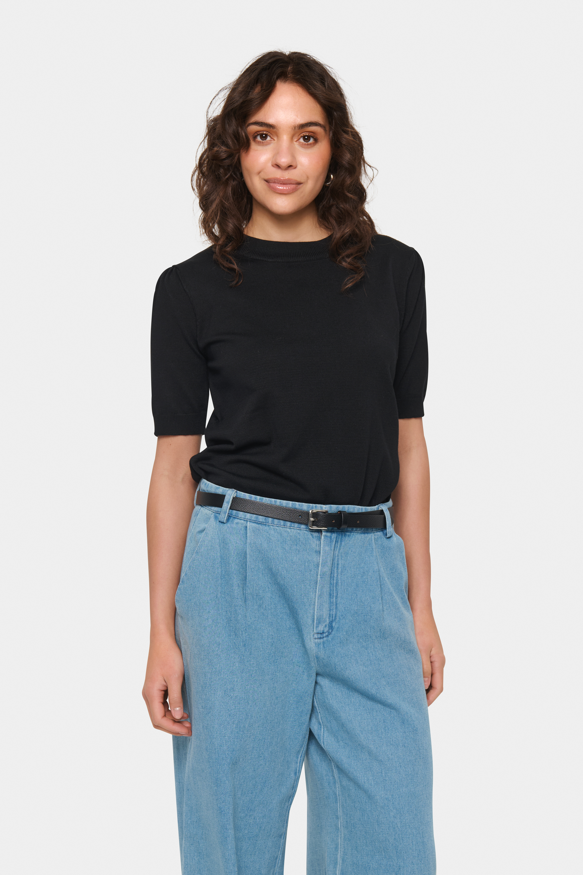 Saint Tropez MilaSZ Pullover - Svart - str XS för Dam
