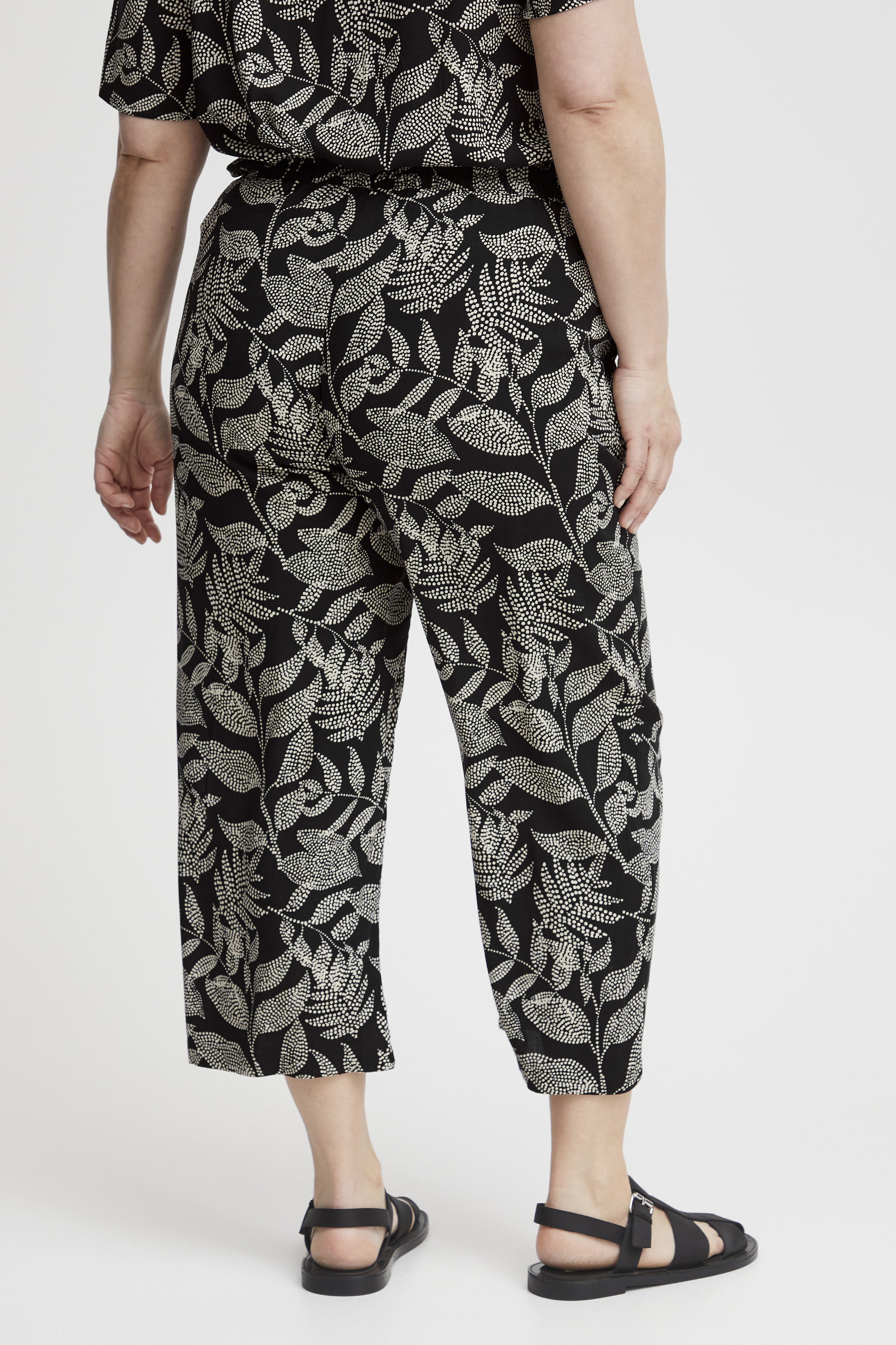 Fransa Plus Size Selection FPFUN Byxor - Svart - str 54 för Dam