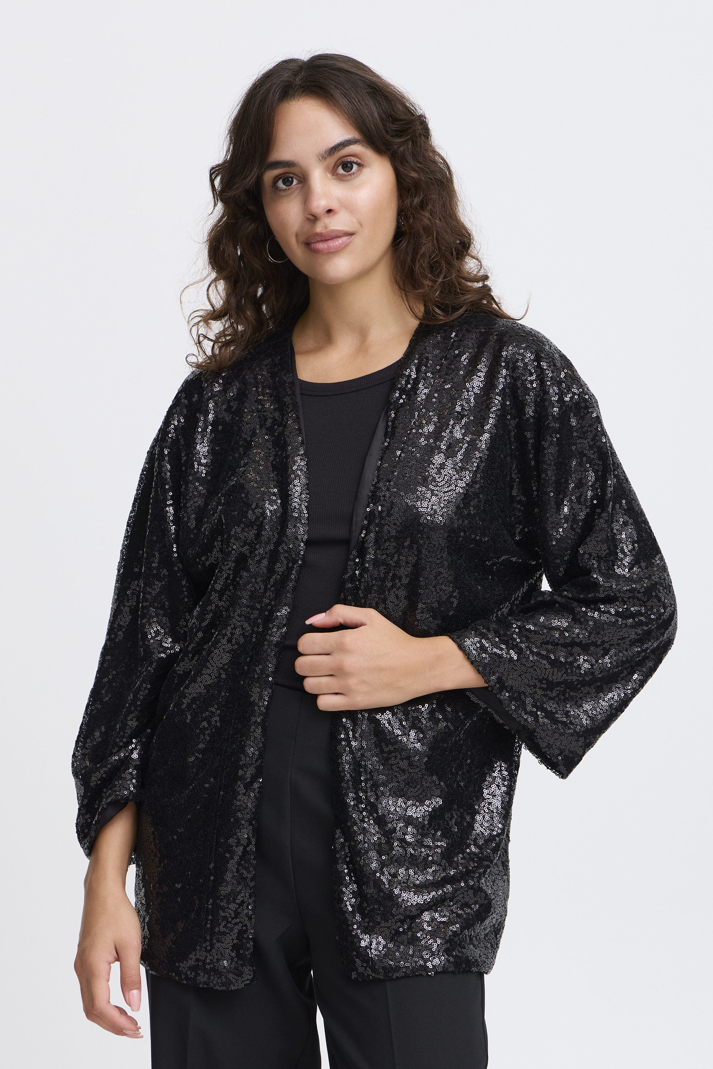 Fransa FRCOSIMA Kimono - Svart - str M för Dam