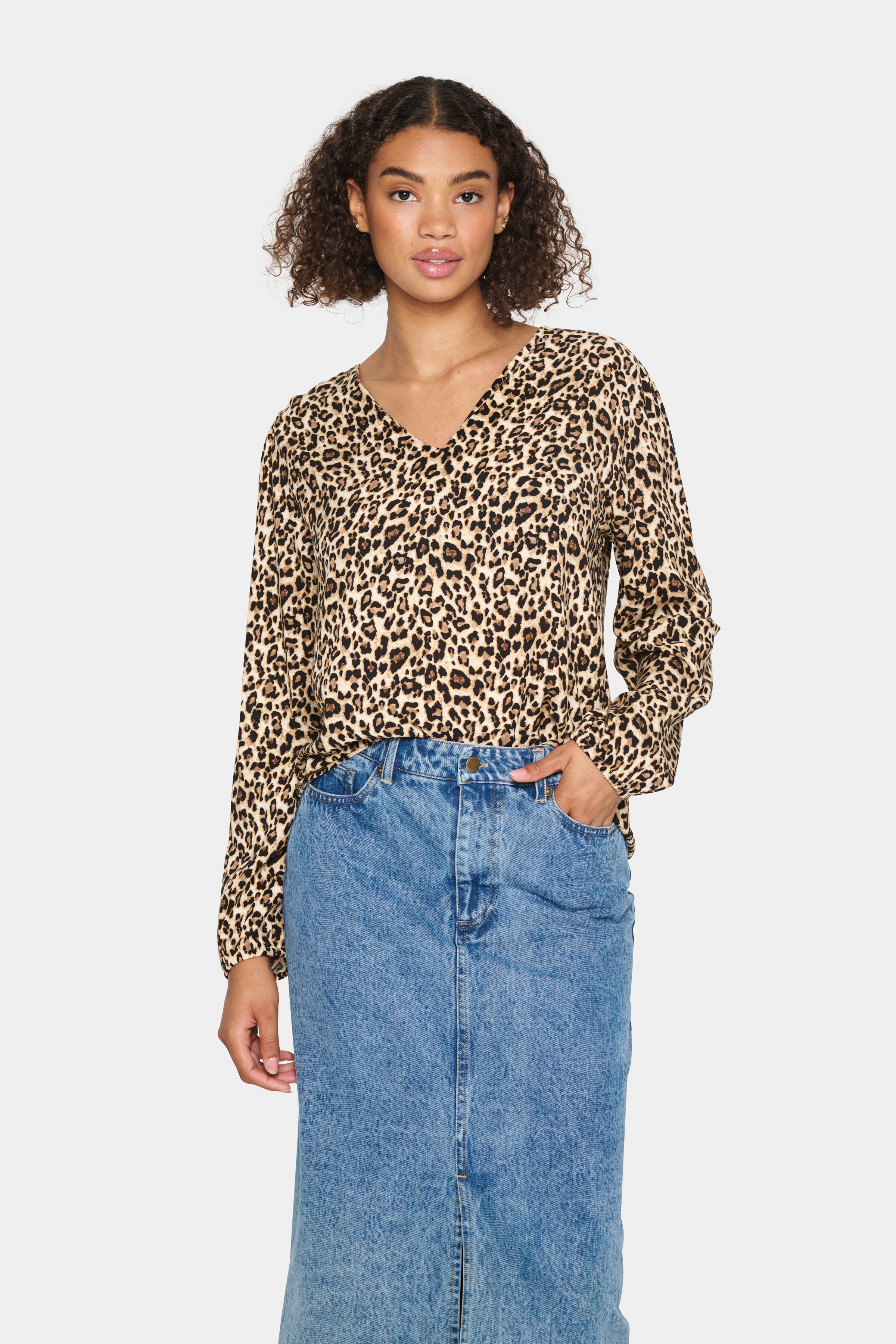 Saint Tropez GazelSZ Blus - Svart - str M för Dam