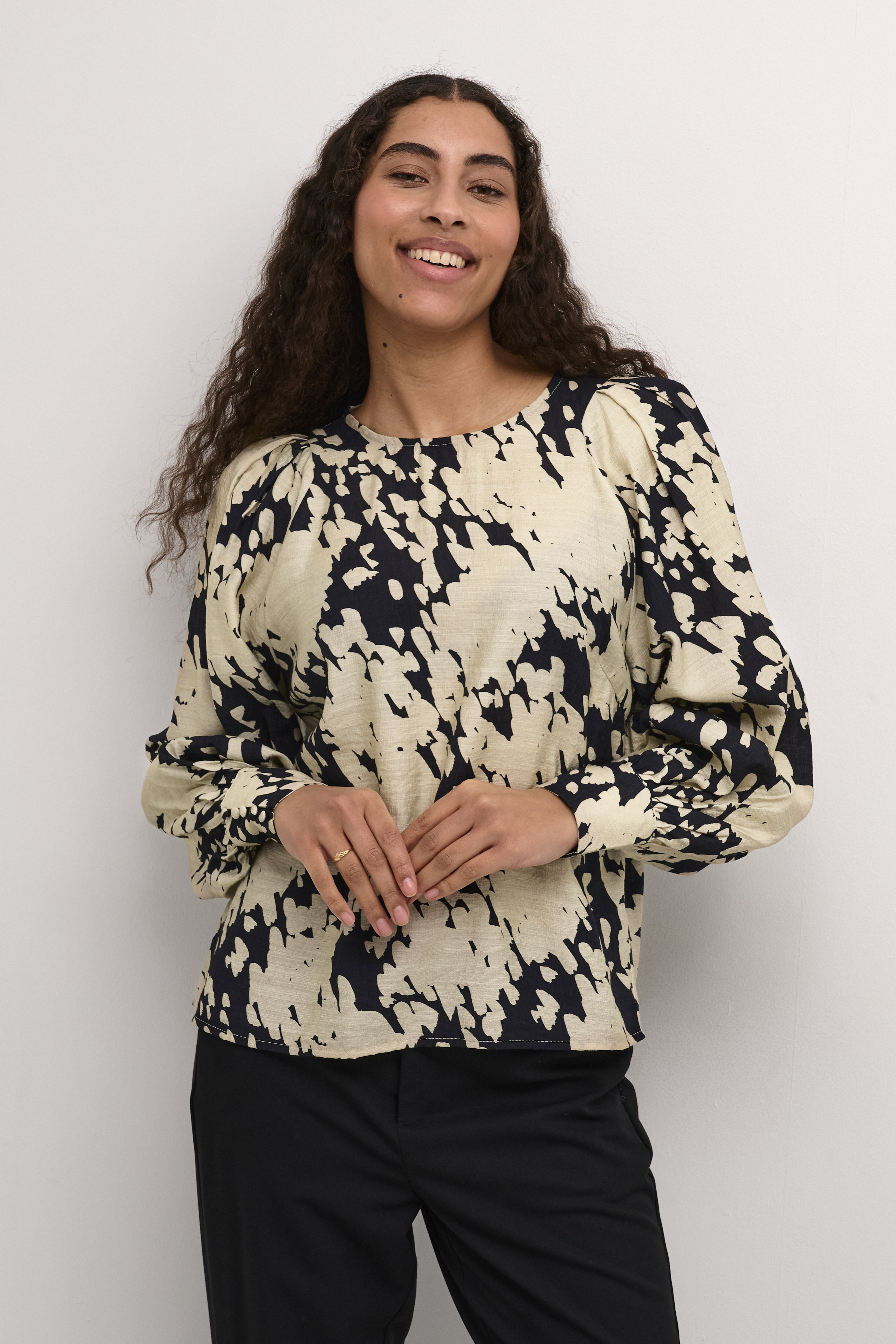 Kaffe KAlouise Blouse - Zwart - grootte 34 vor Vrouwen