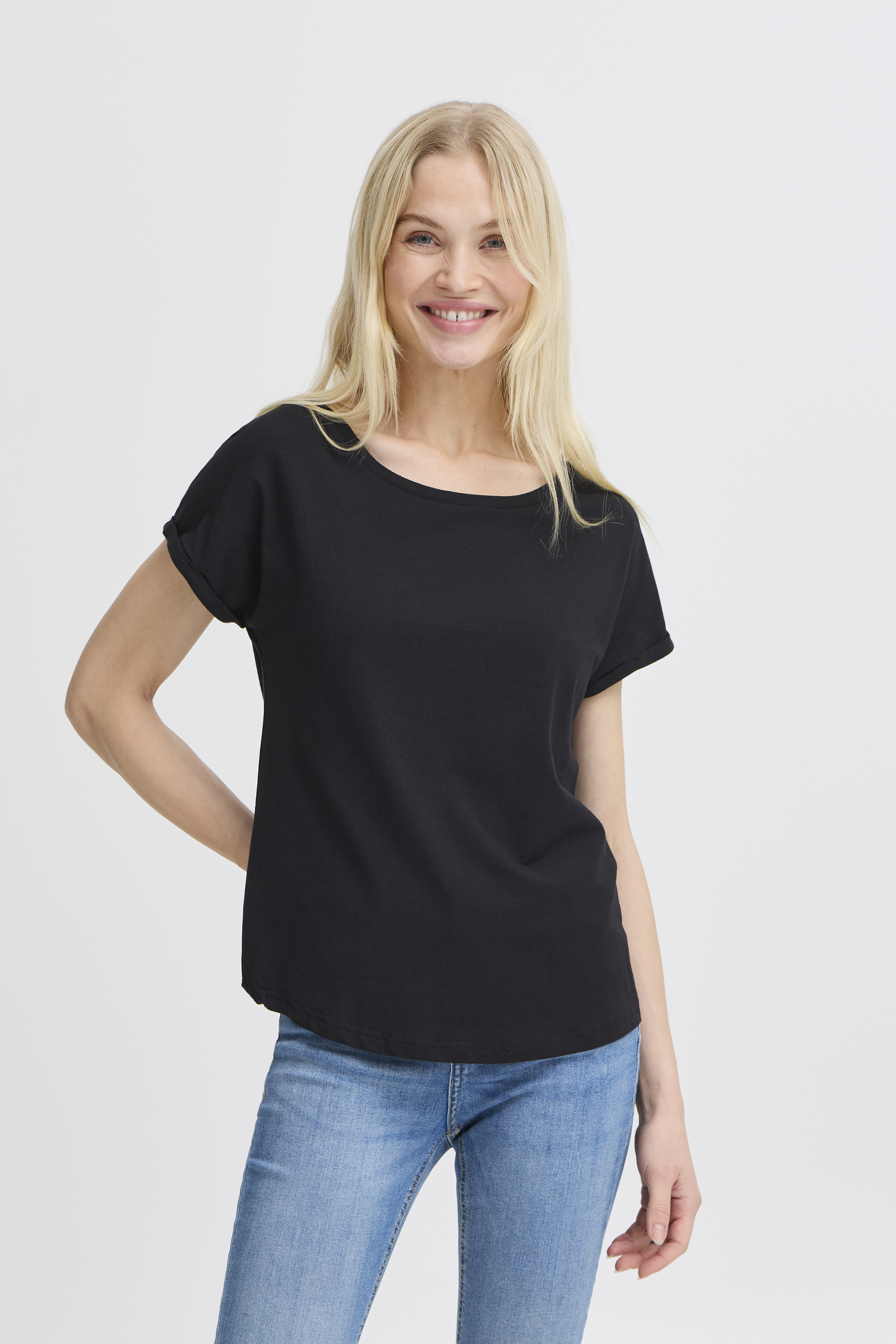 b.young T-shirt korte mouw - Zwart - grootte XL vor Vrouwen