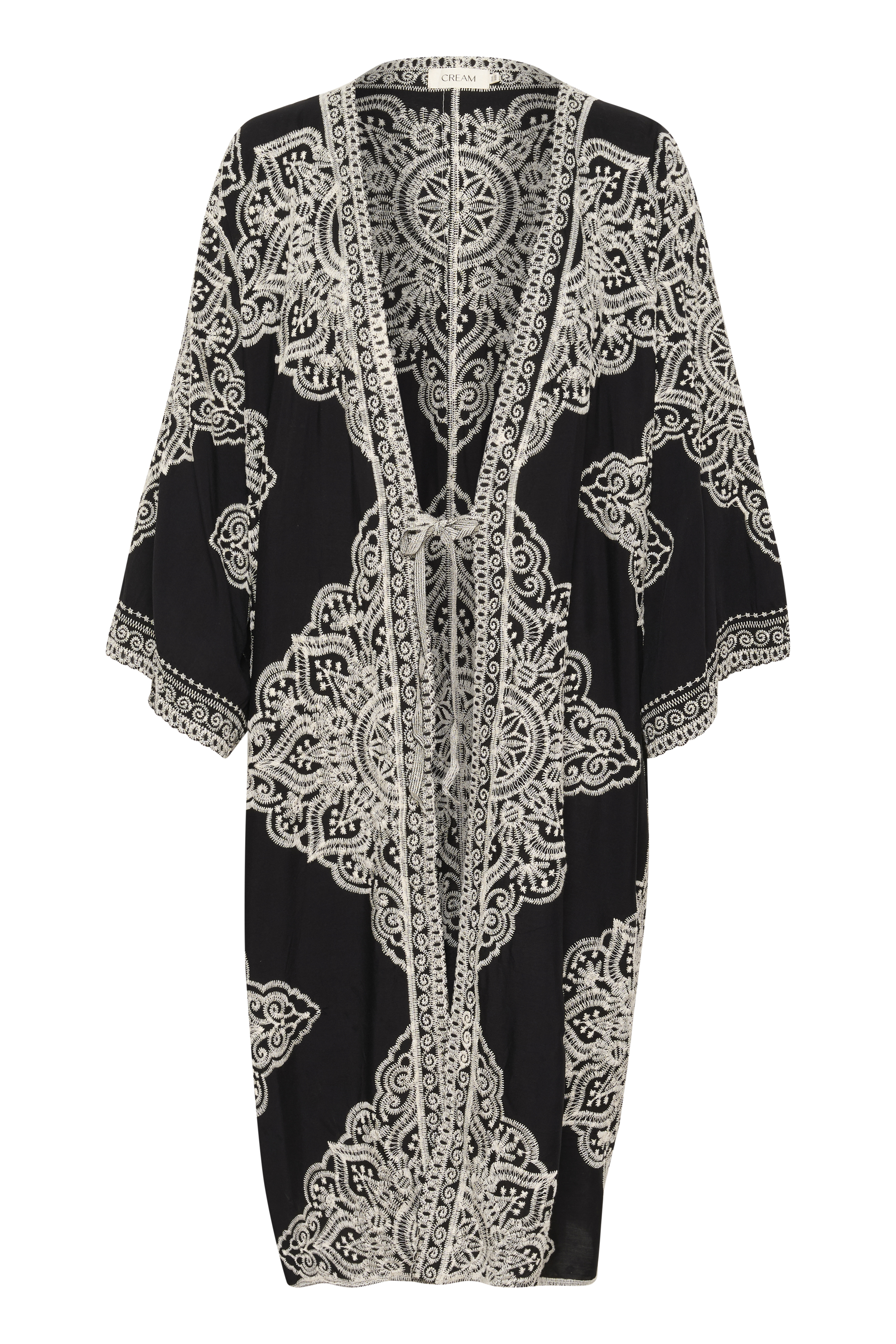 Cream CRTyla Kimono lang - Sort - Str ONE - Damer