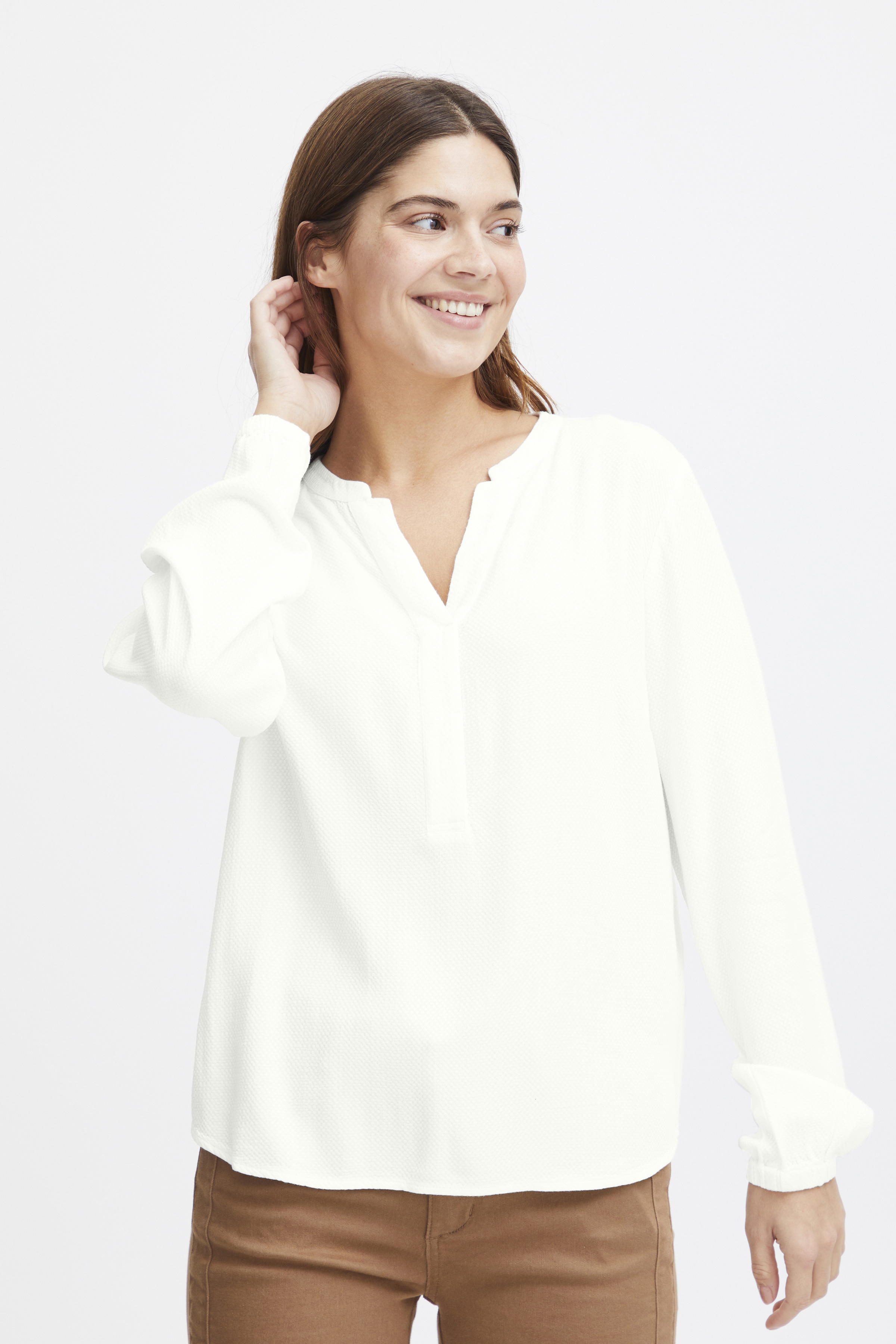 Fransa FRHAIDA Bluse - Hvid - Str XL - Damer