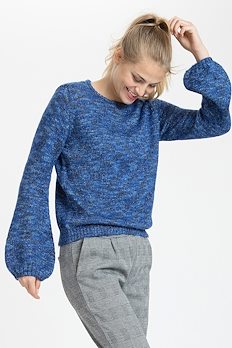 Blau meliert
