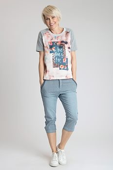 Blauw/wit