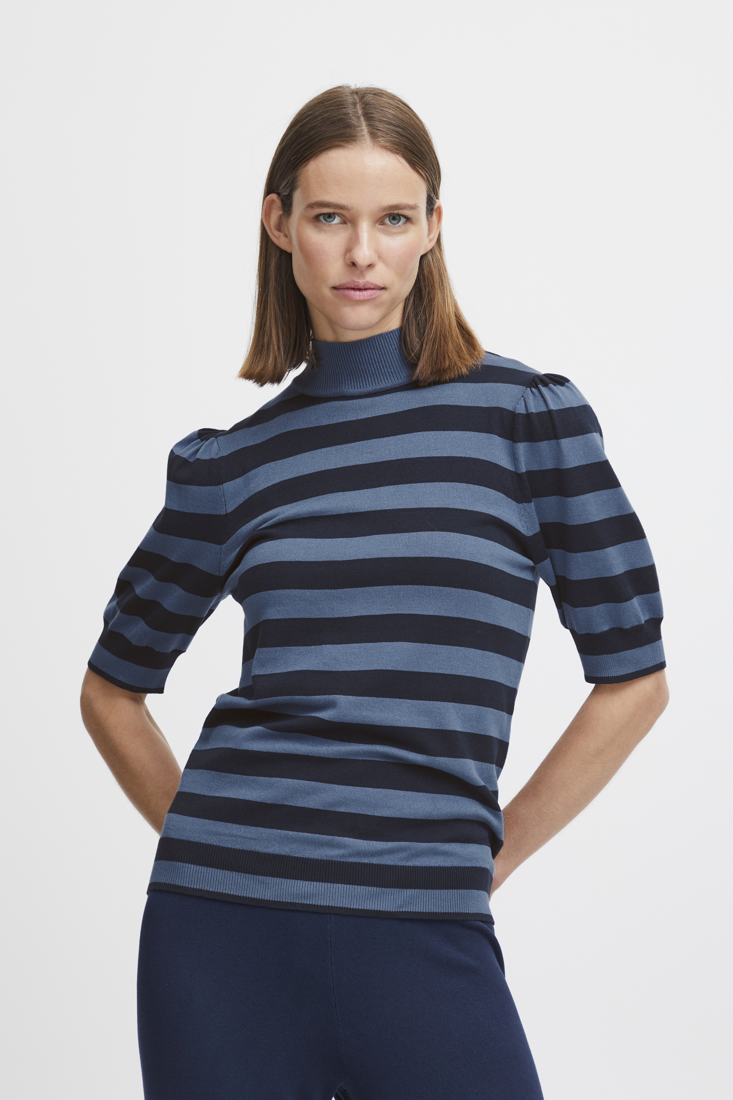 b.young BYMMORLA Pullover - Blauw - grootte XXL vor Vrouwen