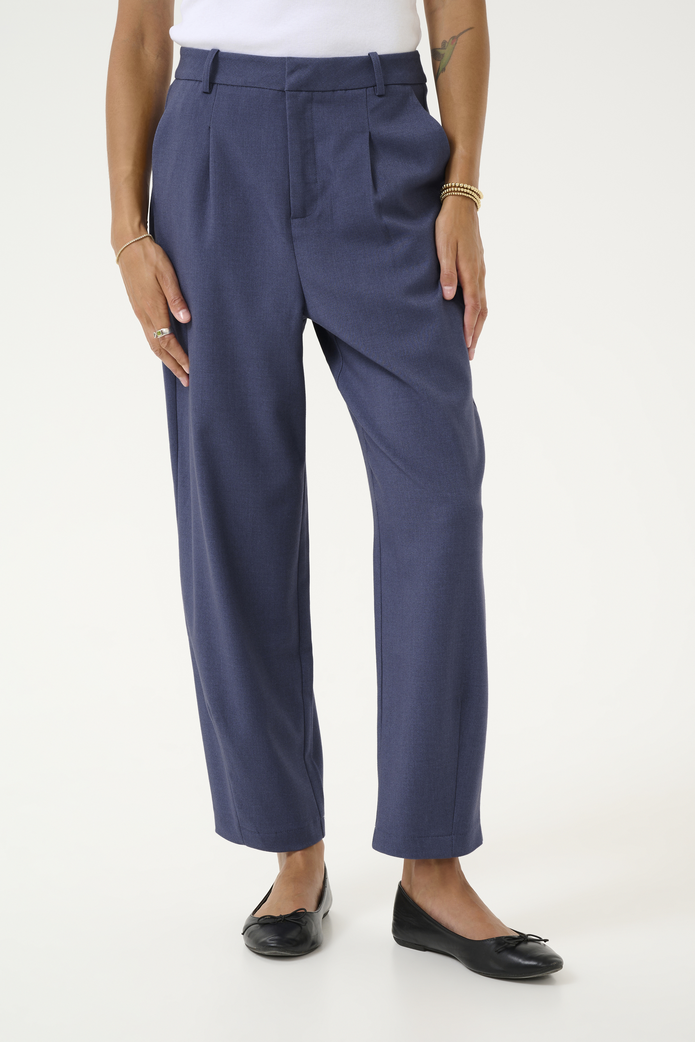 Kaffe KAmerle Broek - Blauw - grootte 40 vor Vrouwen