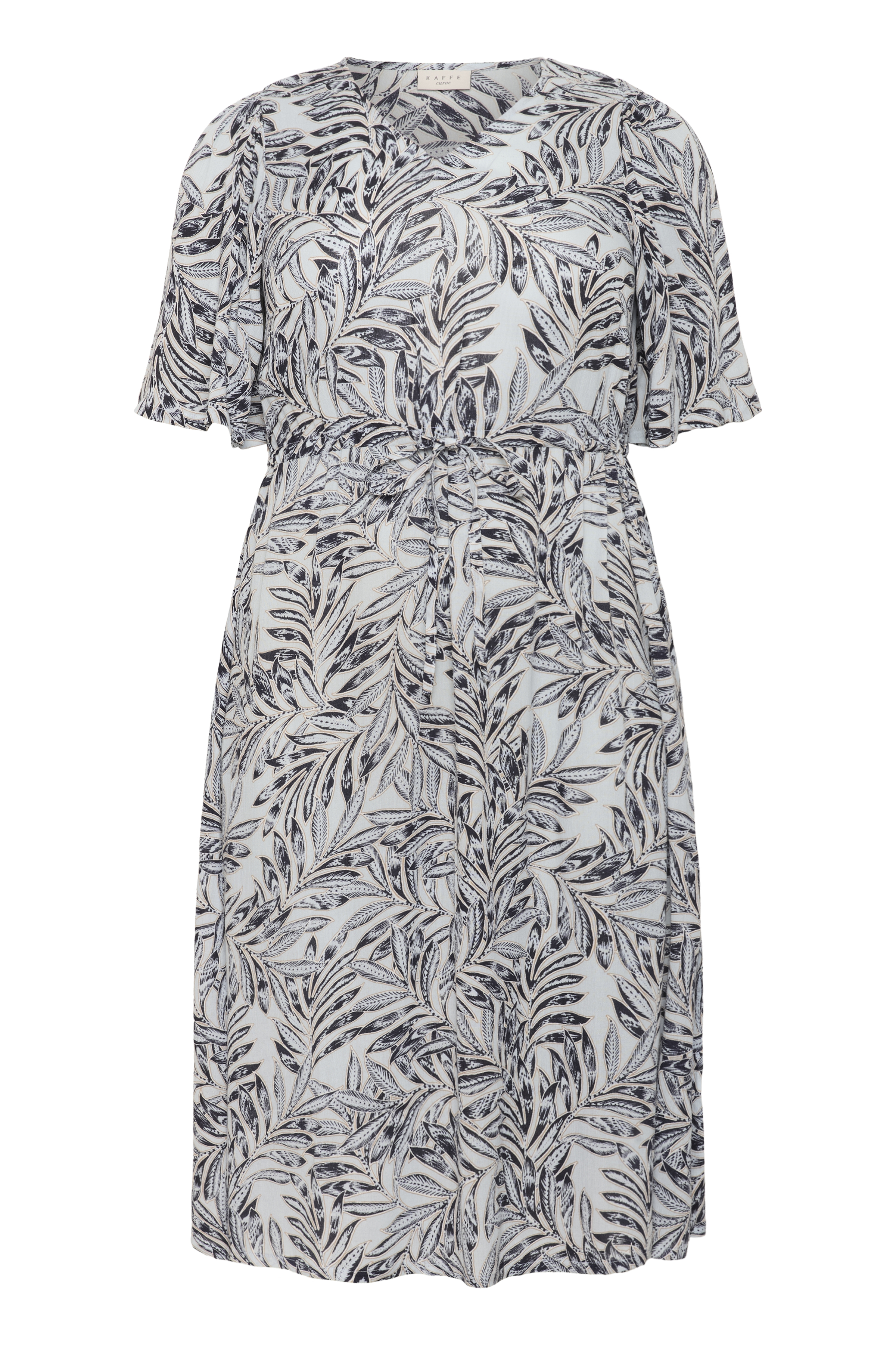 Kaffe Curve KCami Jurk - Blauw - grootte 42 vor Vrouwen