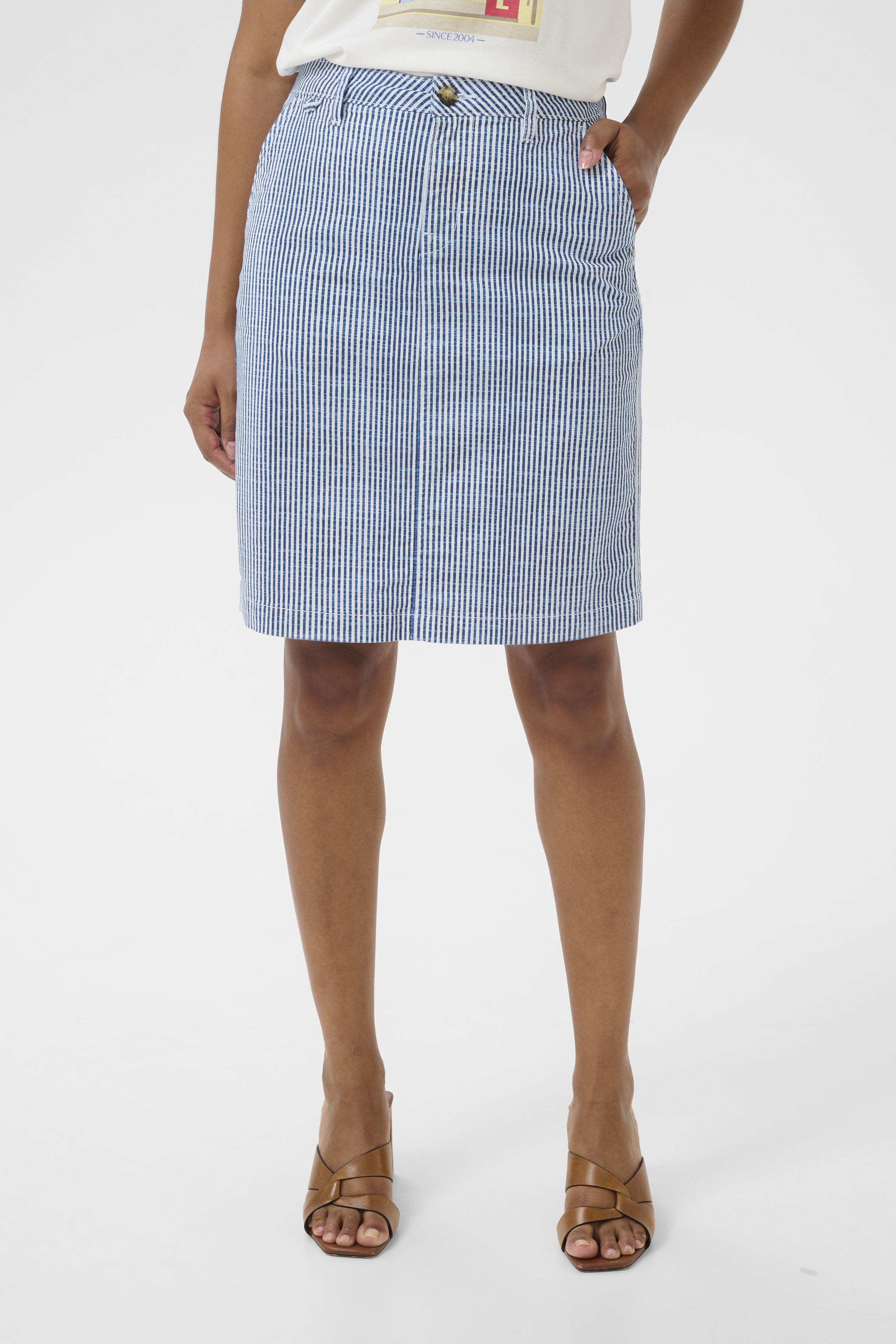 Cream CRBerta Rok - Blauw - grootte 40 vor Vrouwen