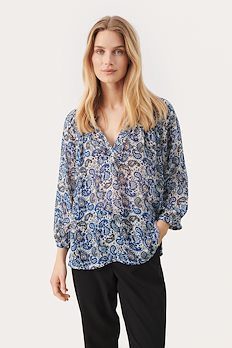 Falde tilbage glans Produktion Blå bluser til kvinder | Køb feminine Blå bluser til damer