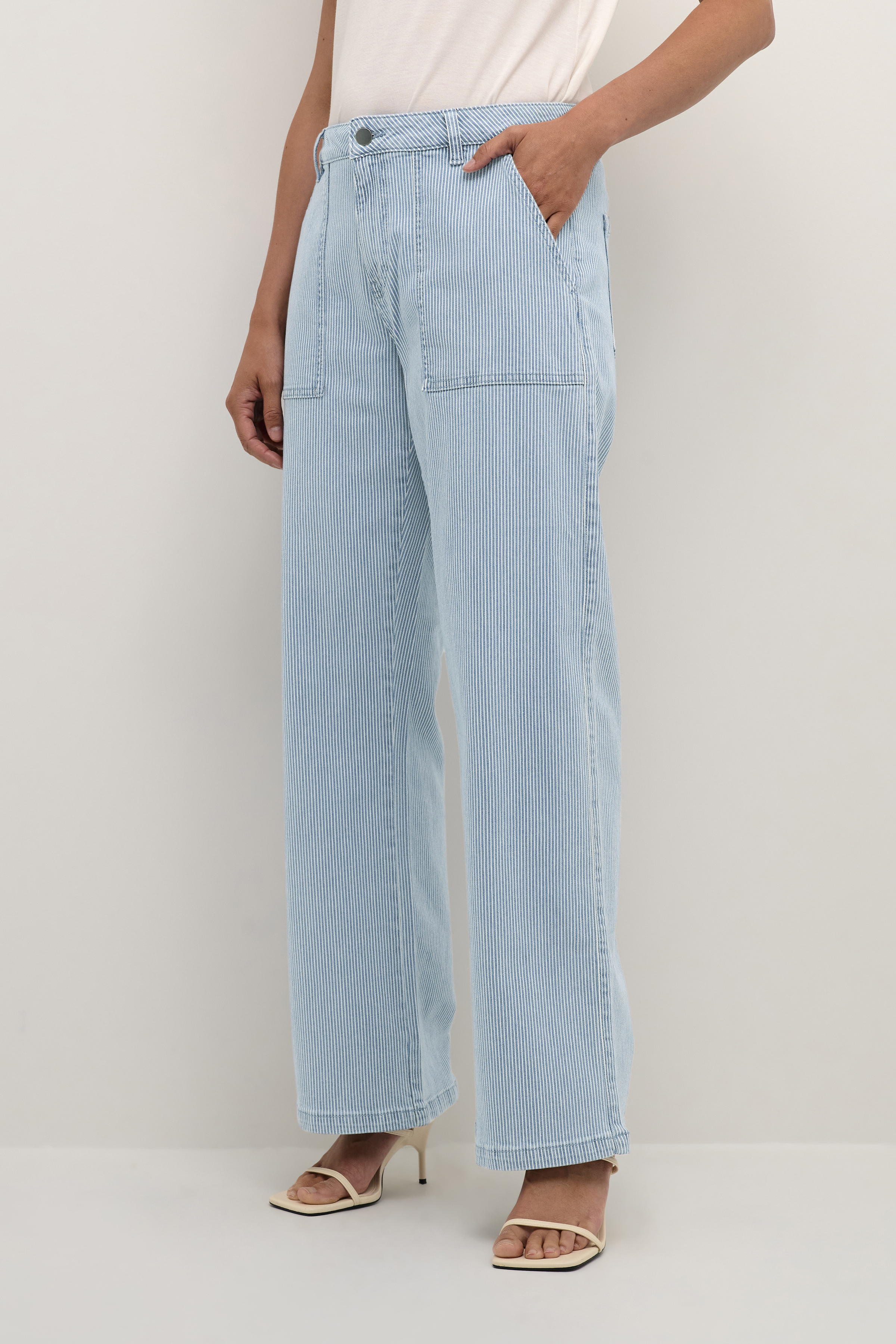 Culture CUmilky Broek - Blauw - grootte 46 vor Vrouwen