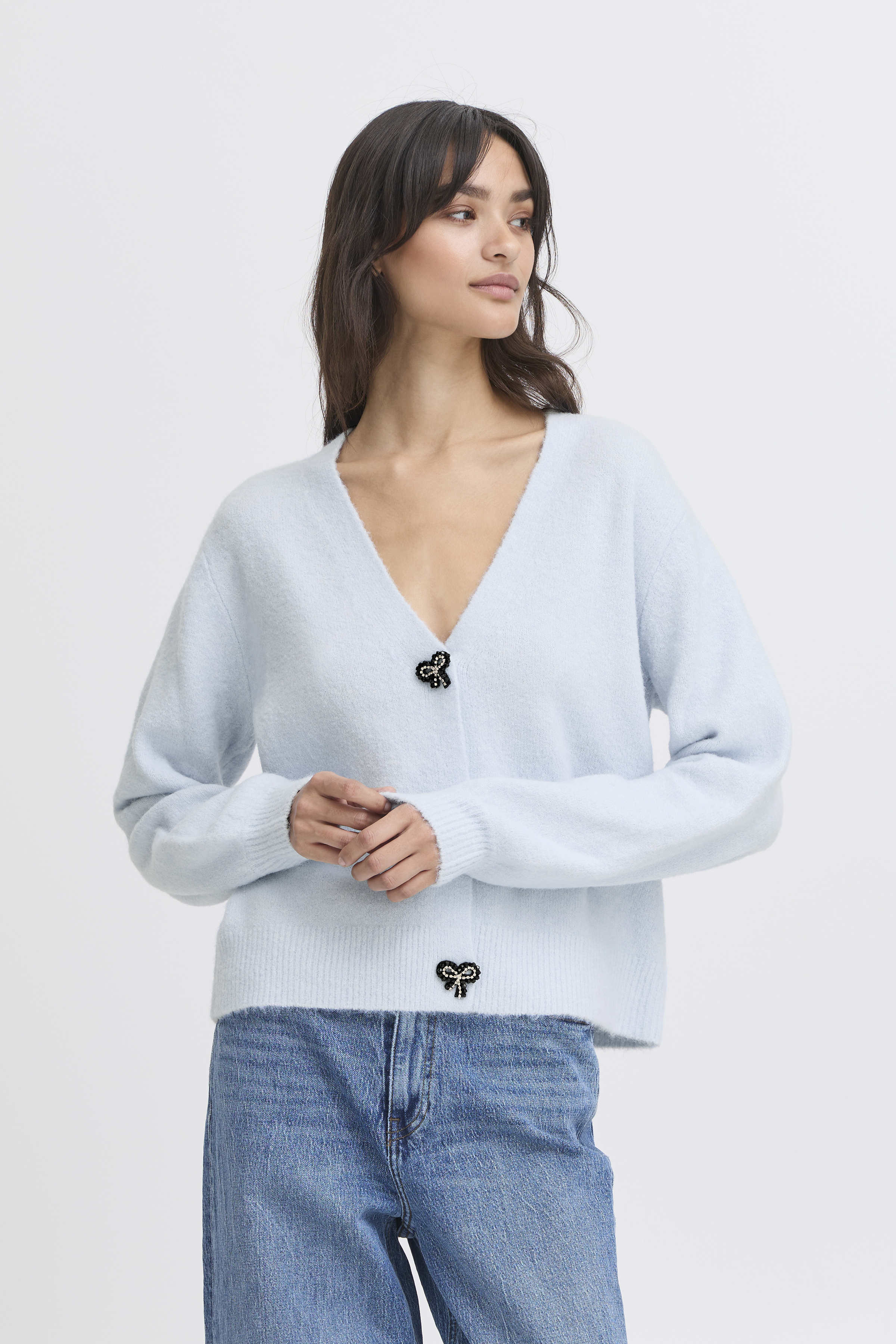 b.young BXOMEA Cardigan i størrelse XS i Blå til Damer