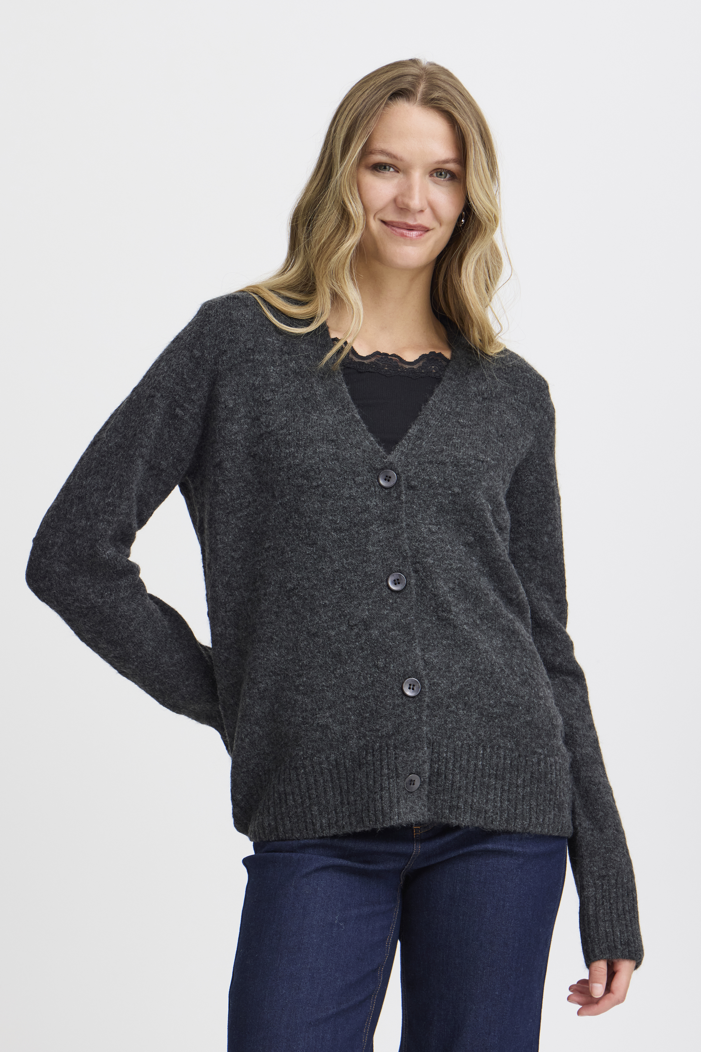 Fransa FRELISE Vest - Grijs - grootte XS vor Vrouwen