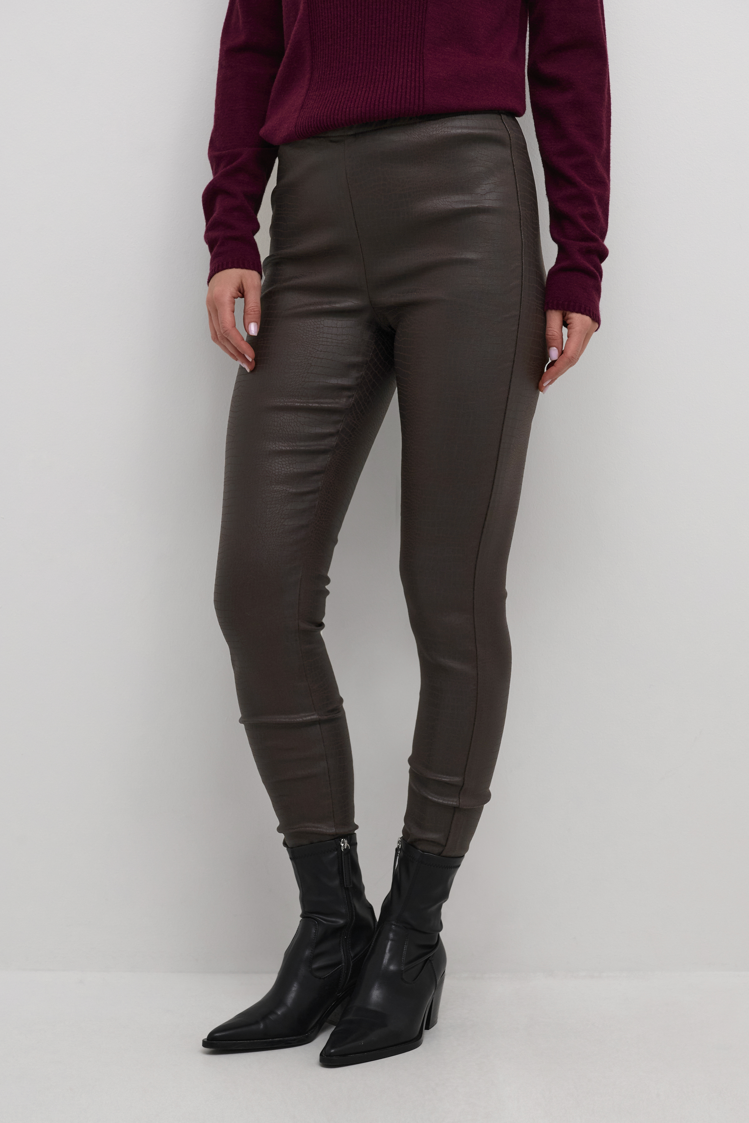 Cream CRTabea Leggings - Brown - grootte 34 vor Vrouwen