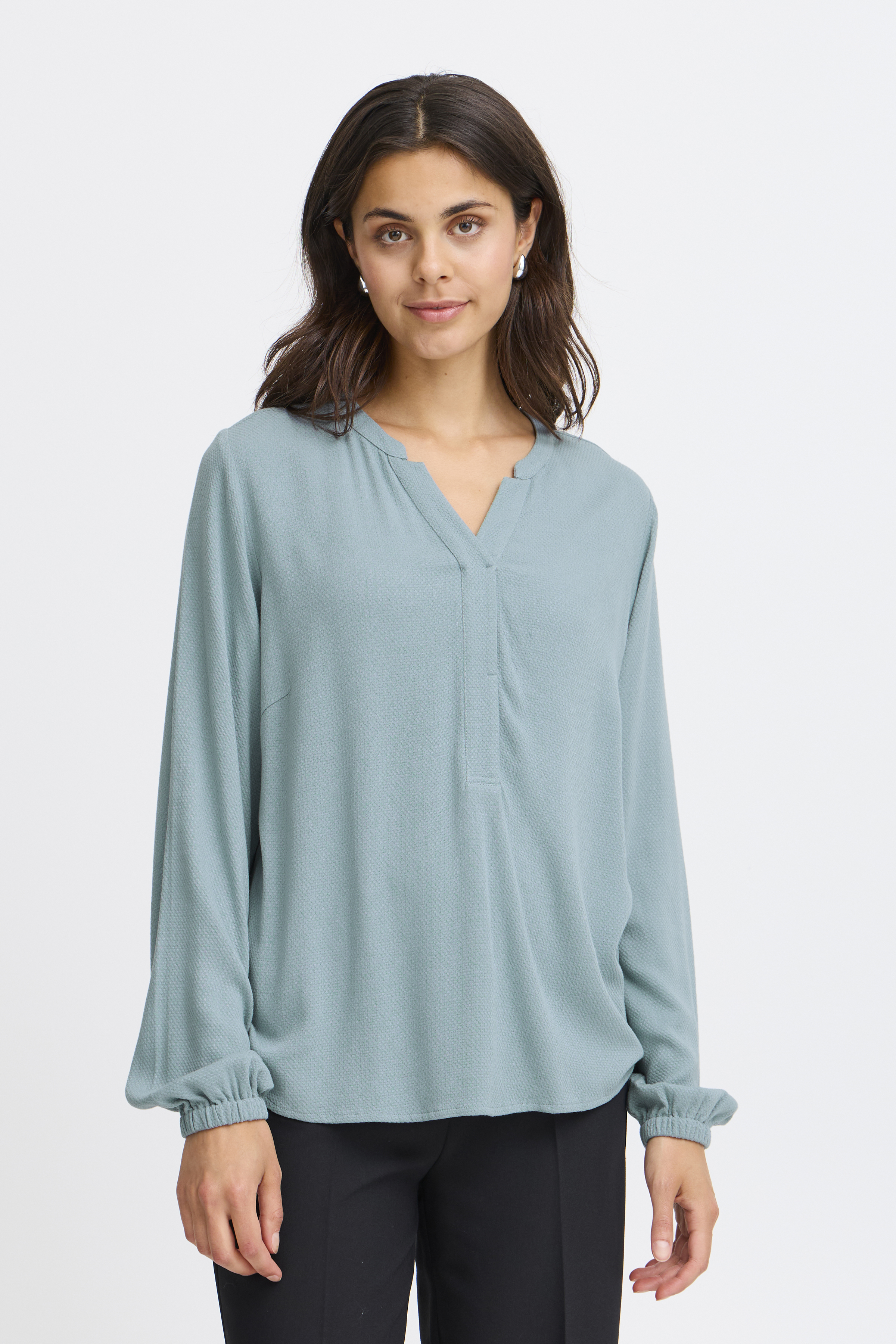 Fransa FRHAIDA Bluse - Blå - Str 3XL - Damer