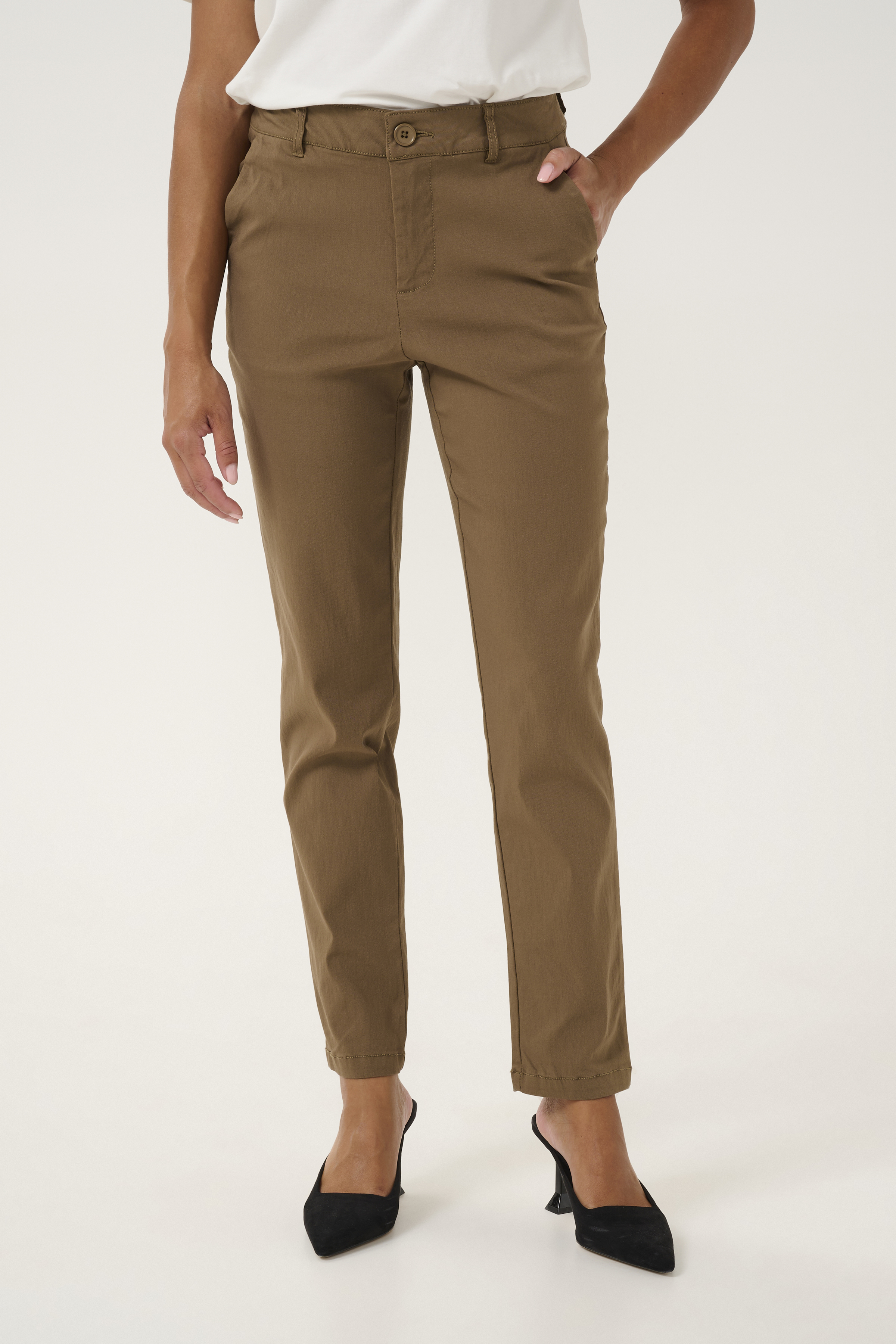 Culture CUbengtha Broek - Brown - grootte 44 vor Vrouwen