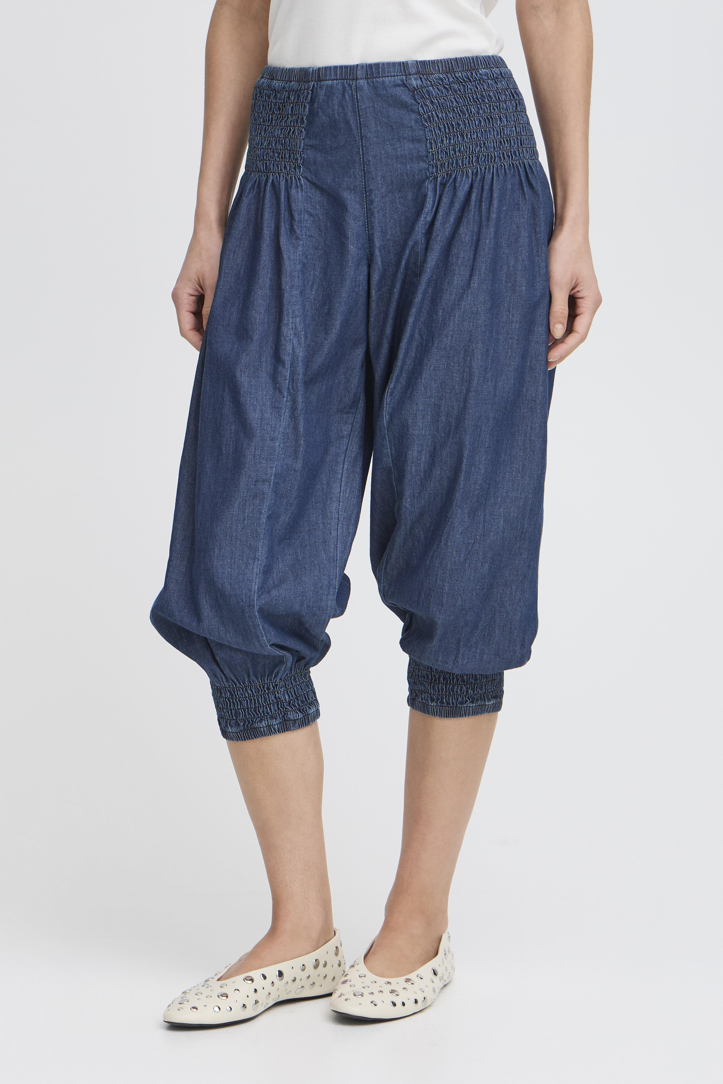 Pulz Jeans PZJILL Bukser i størrelse XS i Blå til Damer