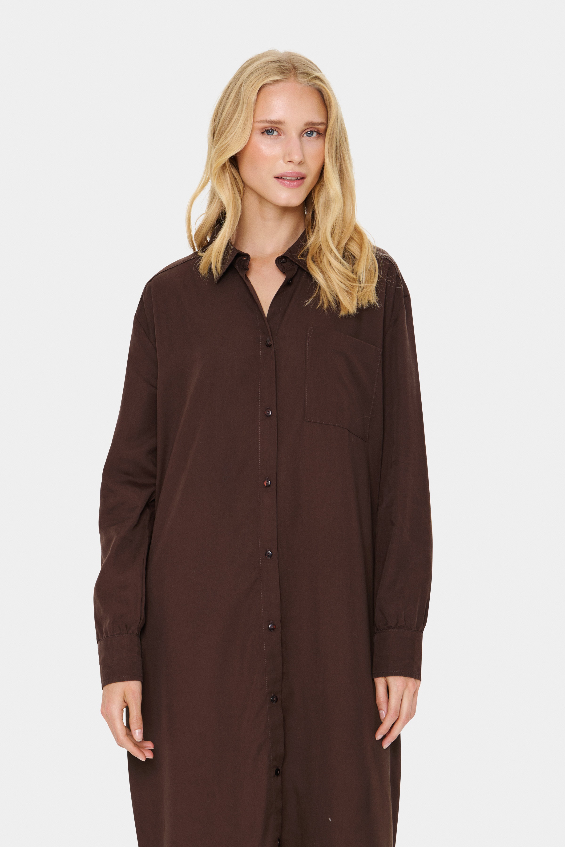 Saint Tropez GabaSZ Klänning - Brown - str S för Dam