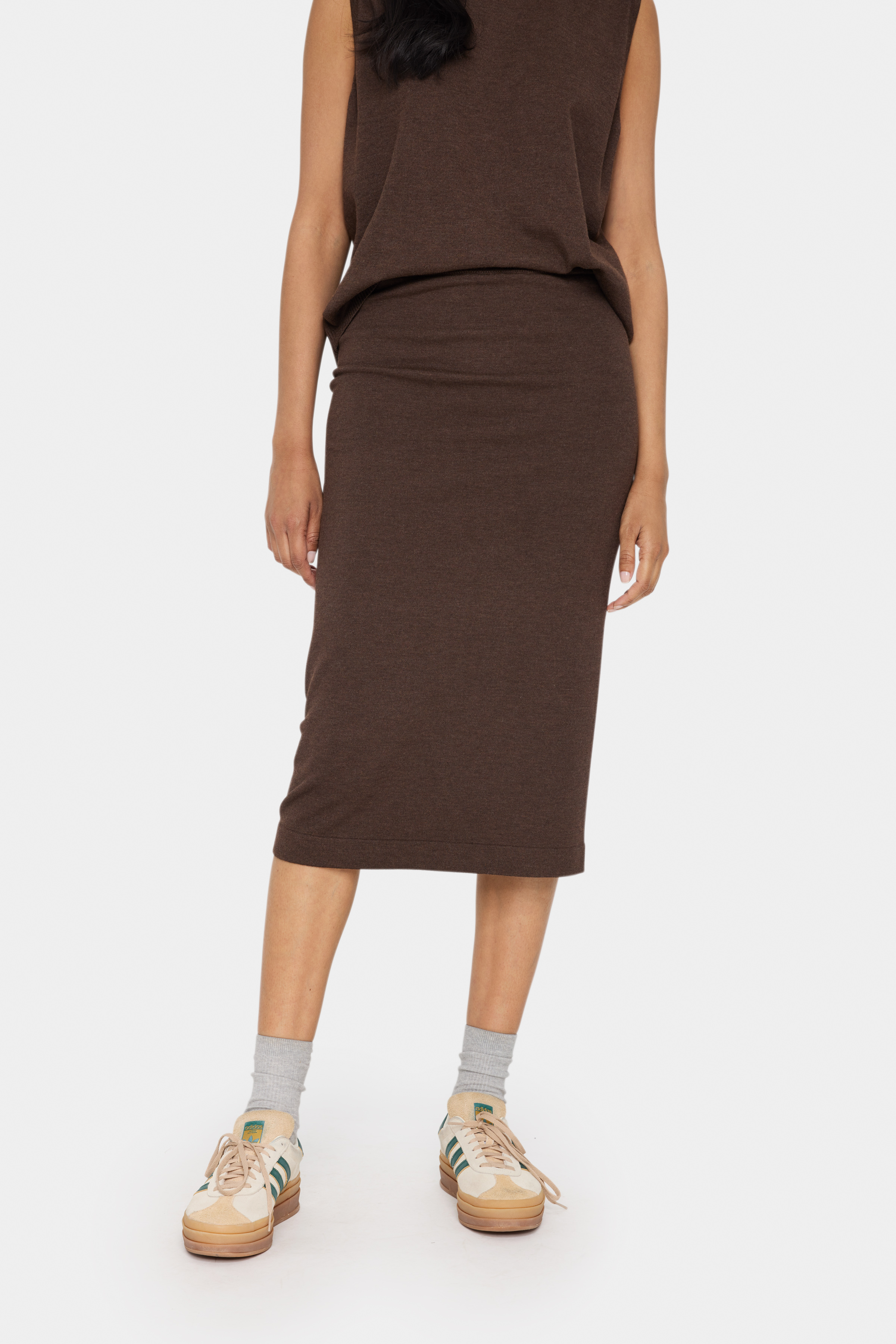 Saint Tropez MilaSZ Rok - Brown - grootte S vor Vrouwen